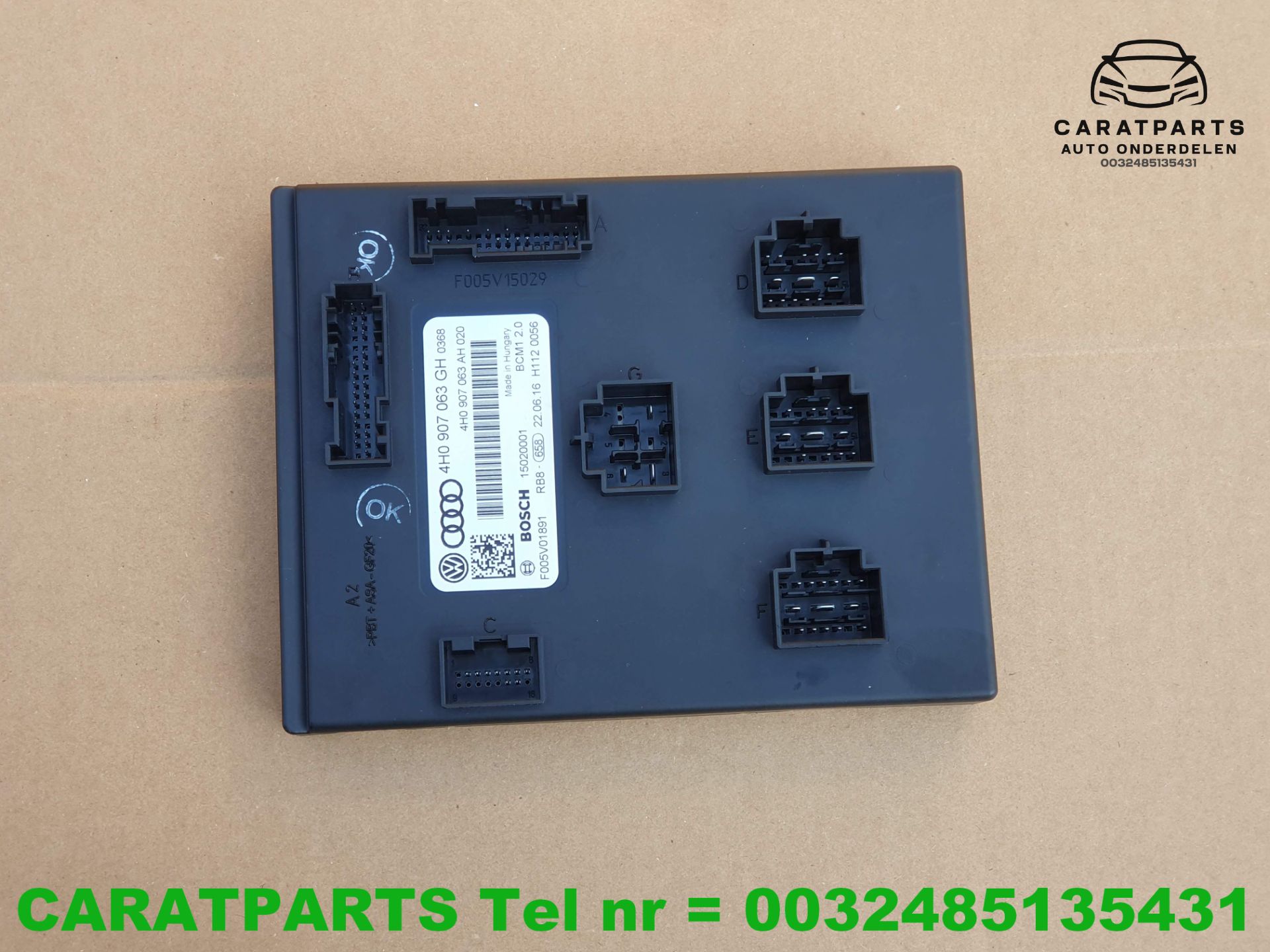 4H0907063GH 4H0907063AH A7 boordnetregelapparaat A6 S6 S7 S8