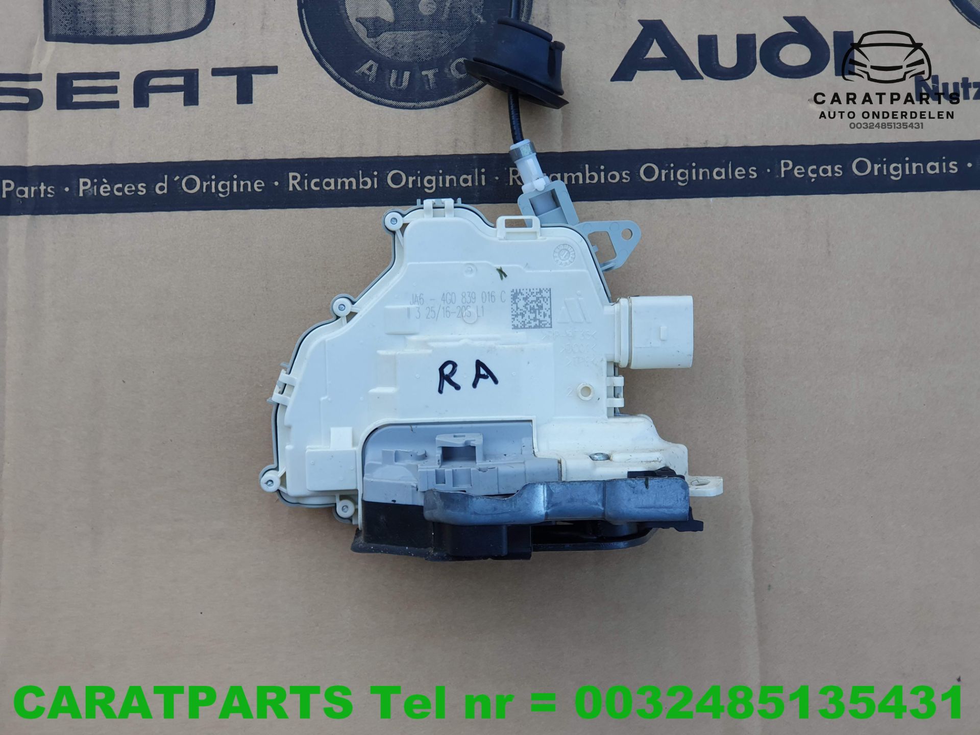 4G0839016C RS6 portierslot RS3 deurslot A7 A6 Q7 A3 Q3 Q2 S6