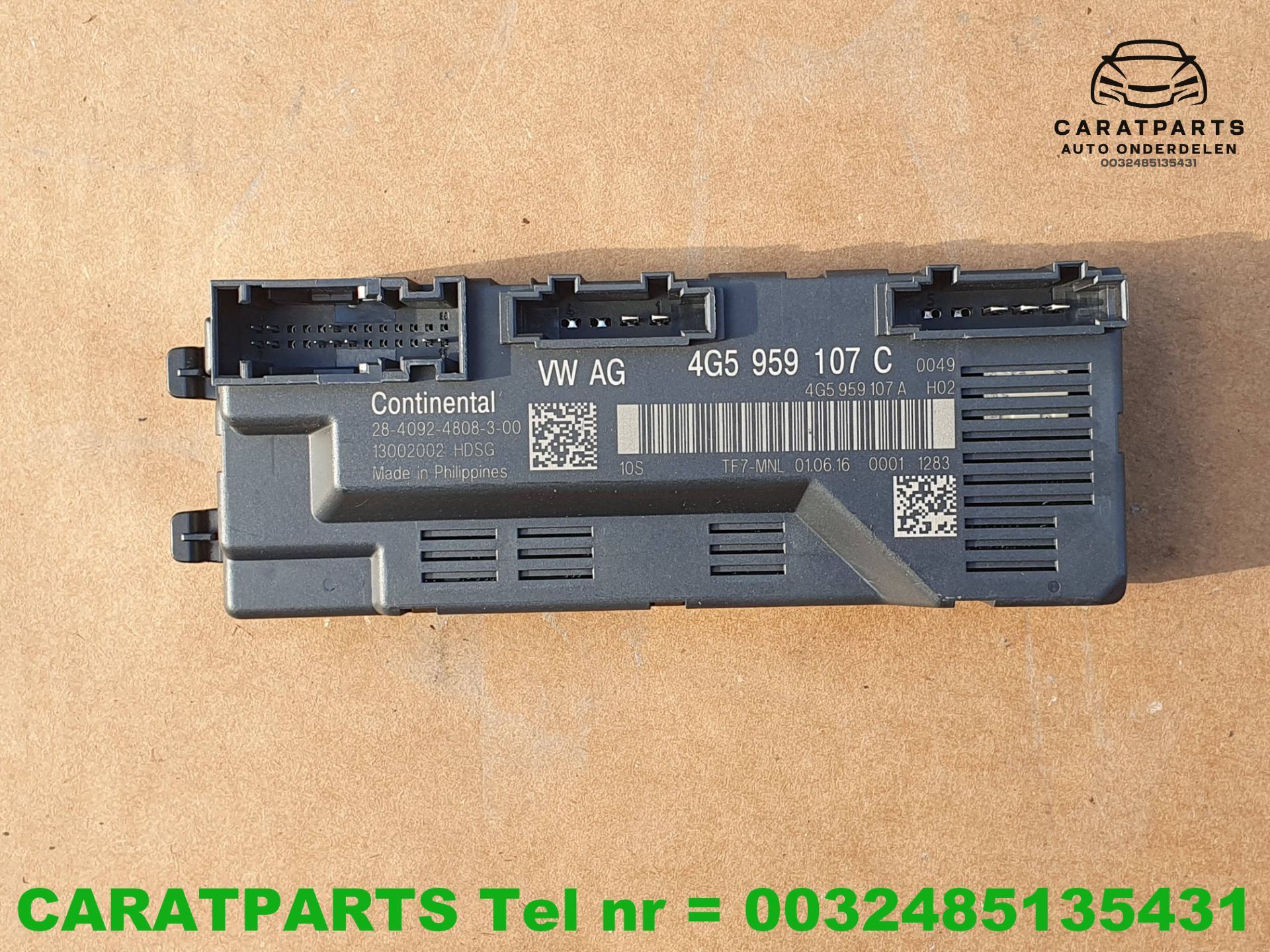 4G5959107C 4G5959107A A6 Heckklappensteuergerät A6 Modul