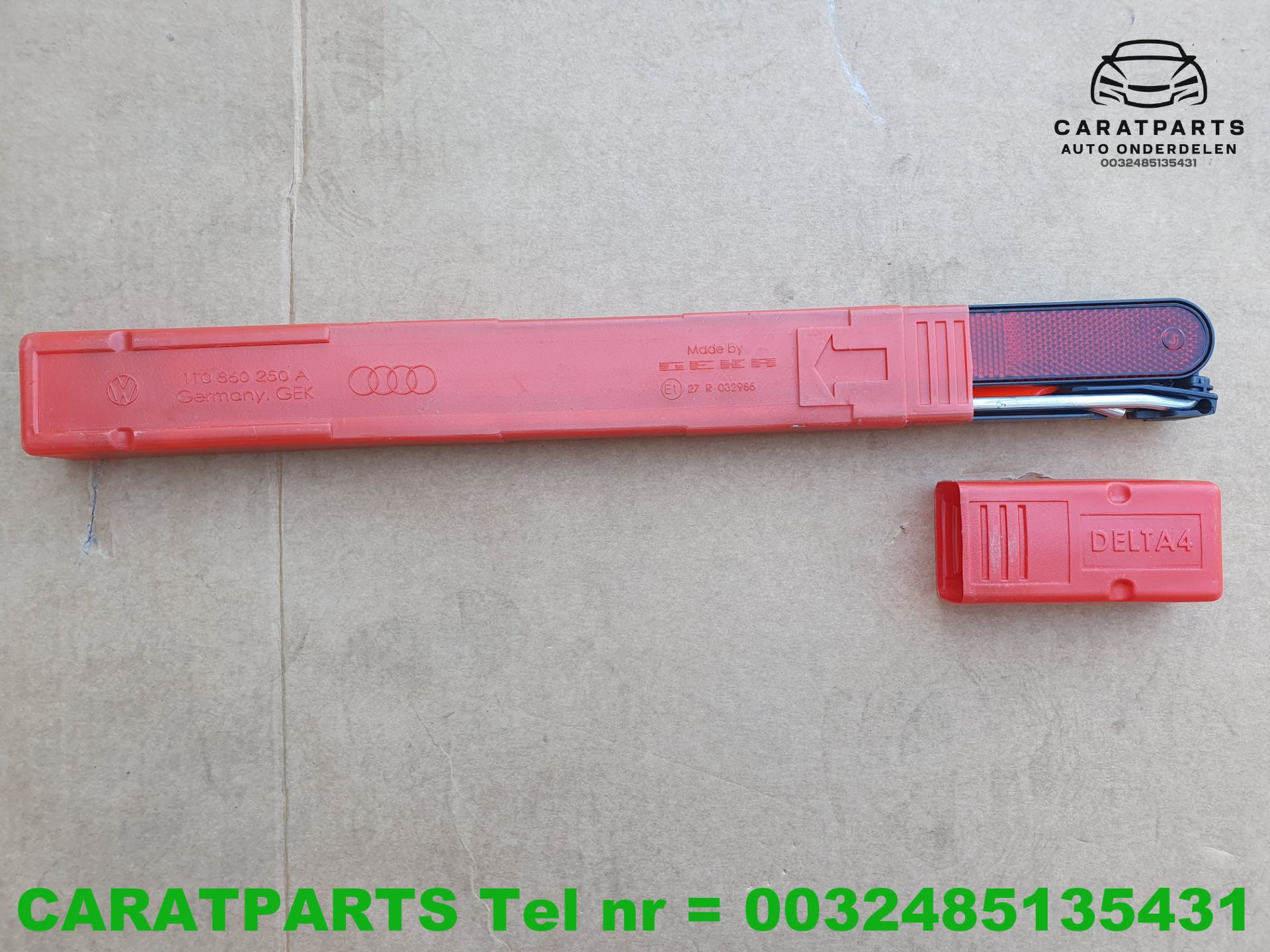 1T0860250A Audi Warndreieck Volkswagen Seat Skoda Cupra