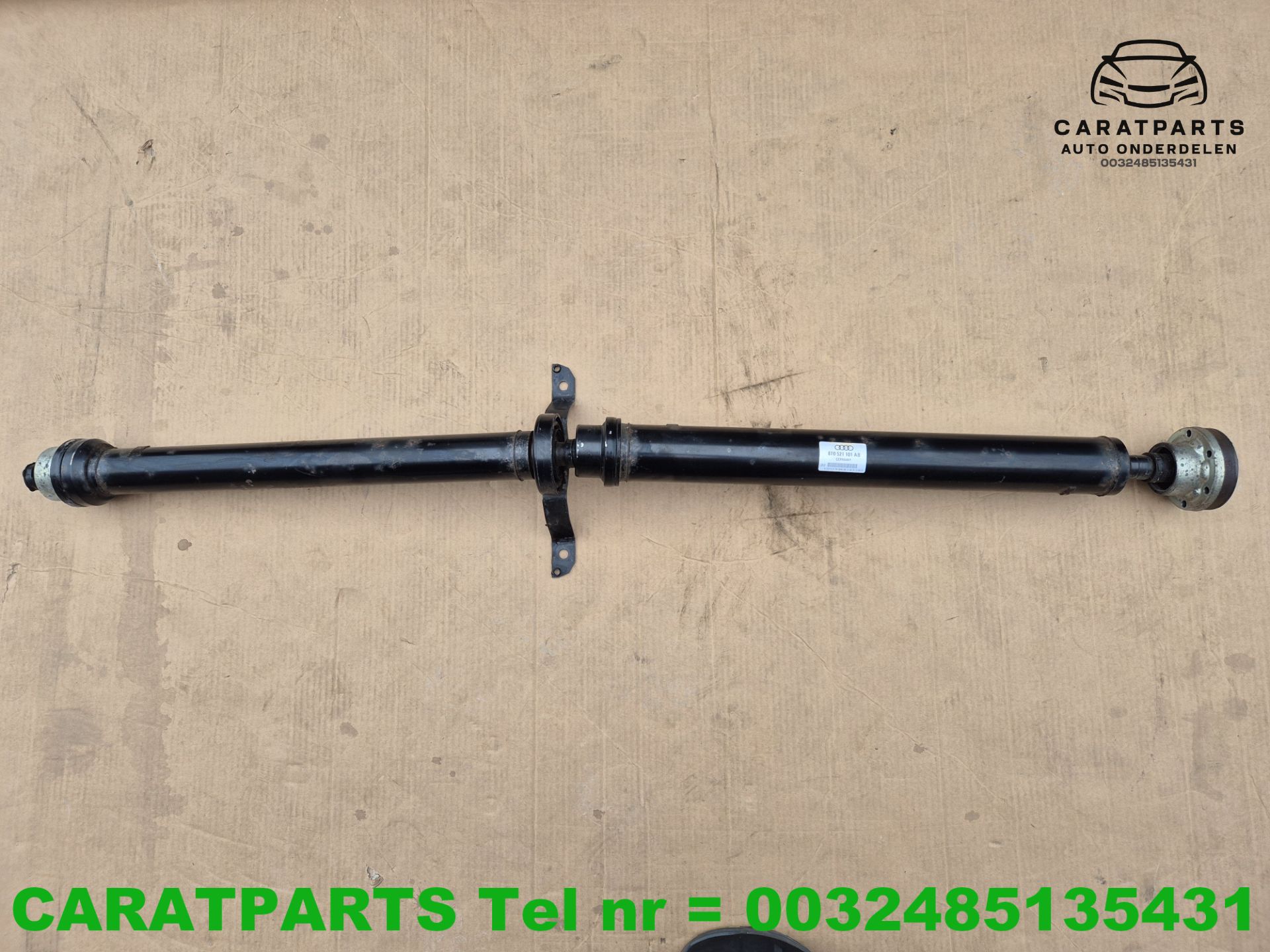 8T0521101AB Audi A5 Coupe tussenas A5 Cabrio aandrijfas