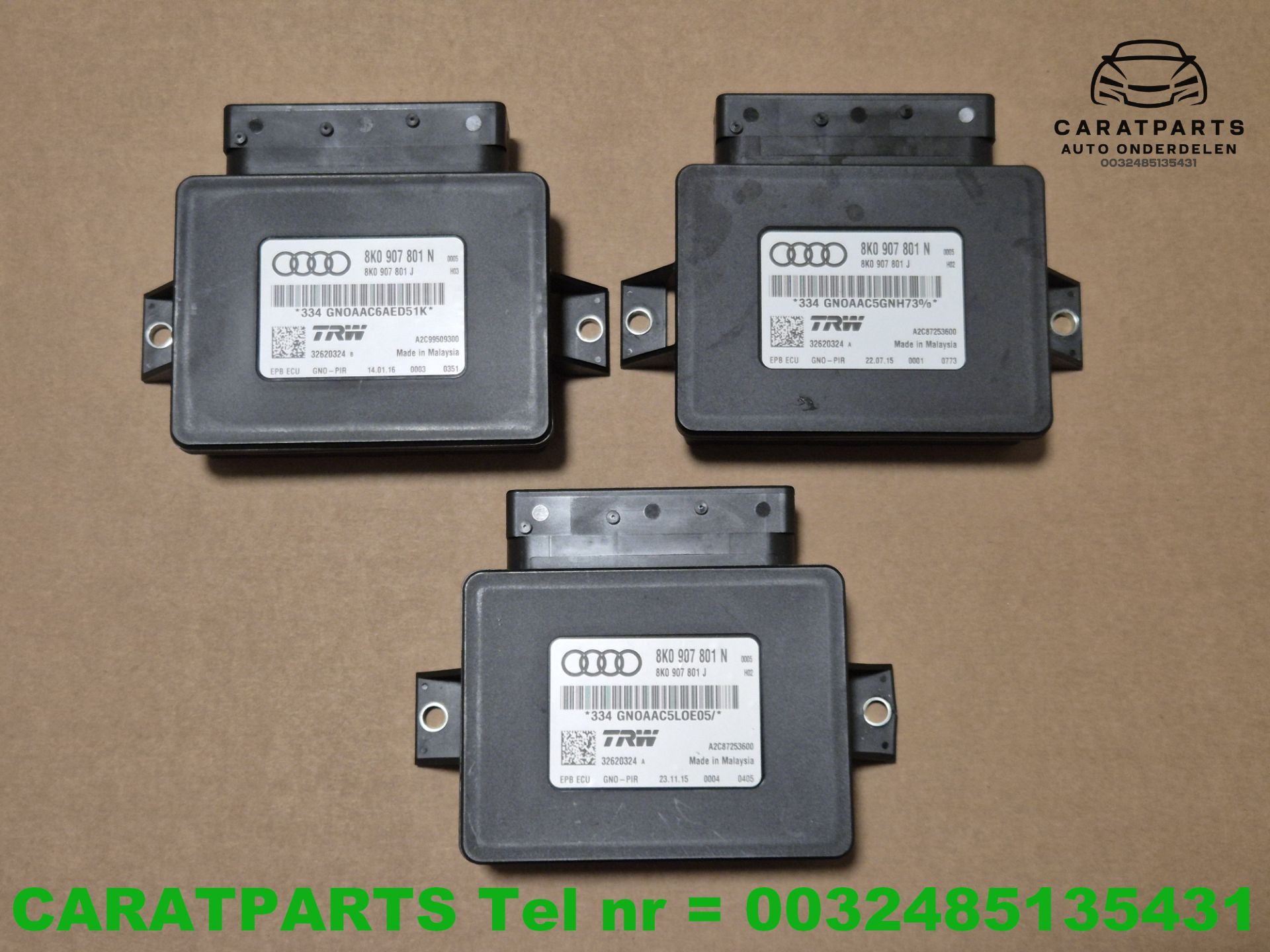 8K0907801N 8K0907801J Audi A5 Handbremssteuergerät A4 Q5