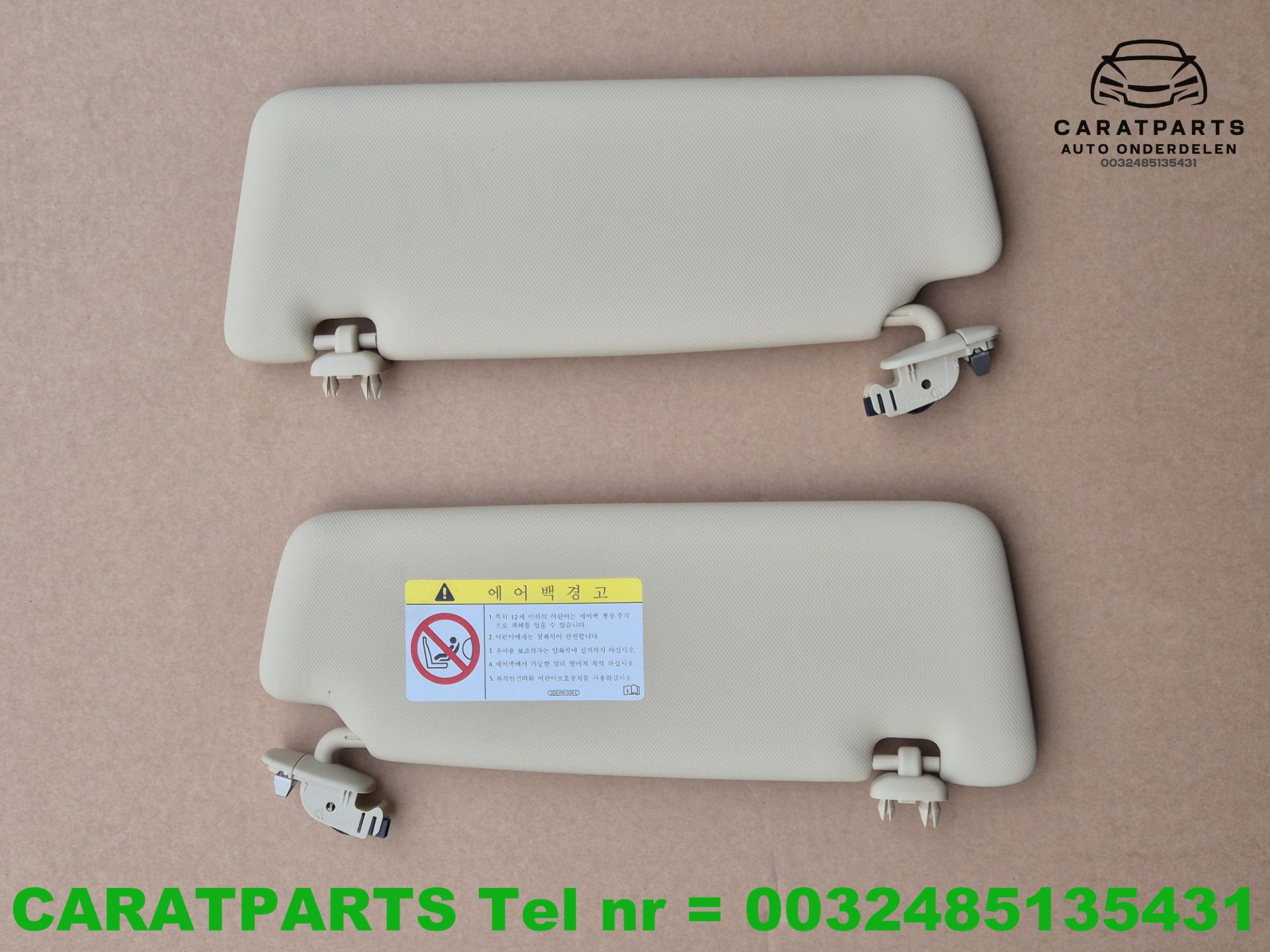 8T0857551 8T0857552 Audi A5 zonneklep A4 Q3 Q5 A1