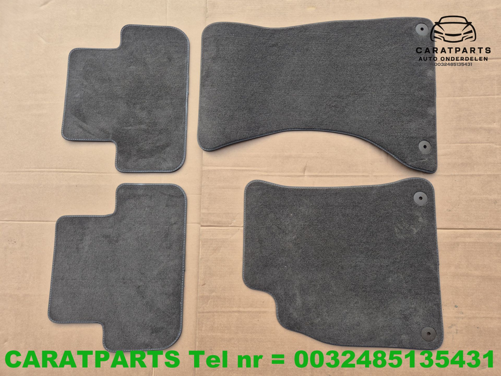 8K1863691F 8K0864450B Audi A5 Matten set A5 vloermatten A4