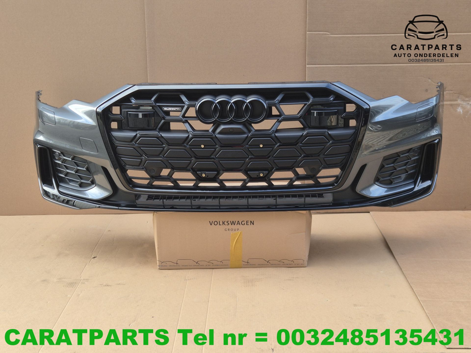 4K0807065 Audi A6 bumper A6 voorbumper A6 C8 4K S Line LZ7S