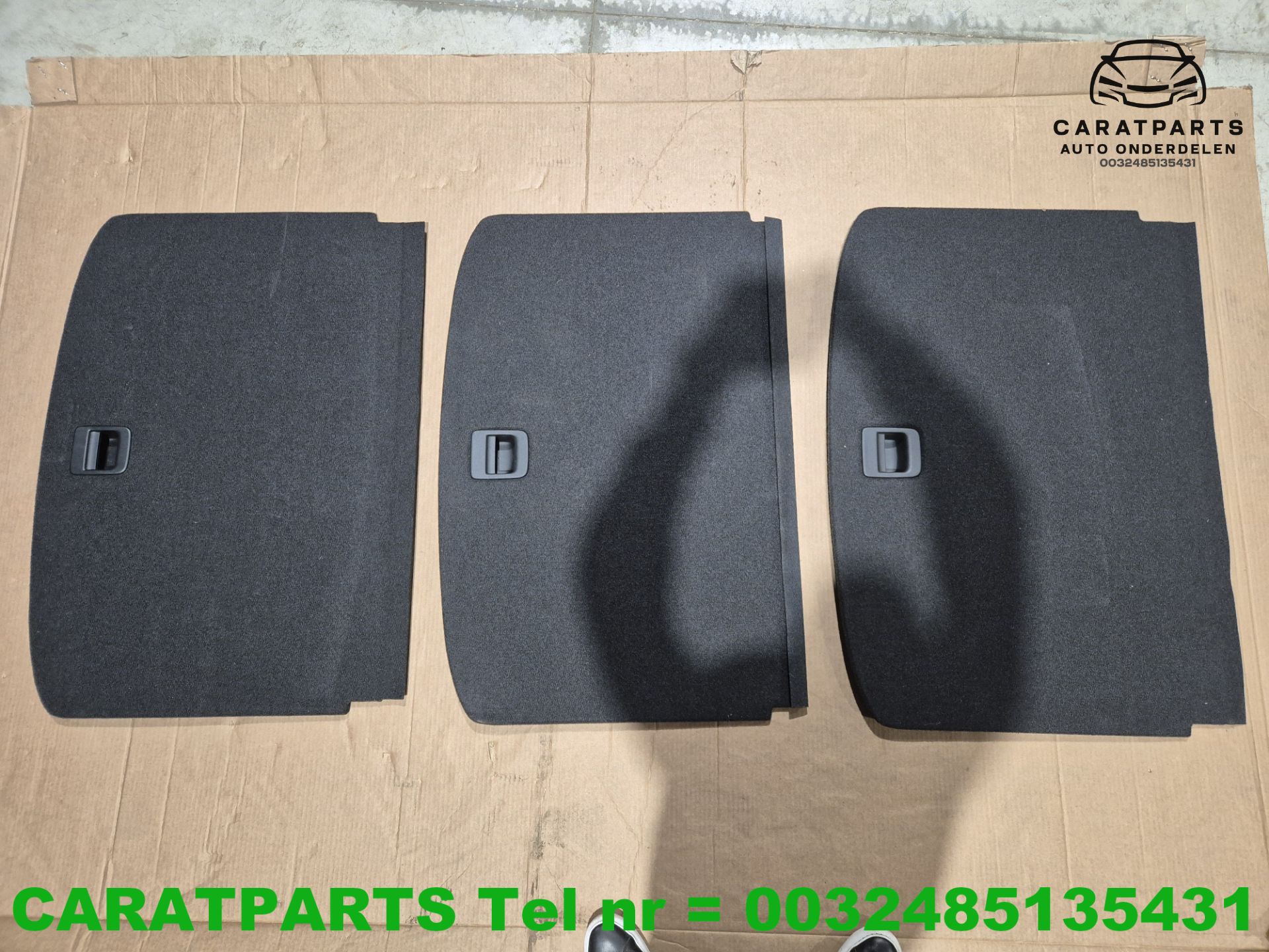 8X0861475 Audi A1 kofferbakmat A1 vloermat A1 8X laadvloer