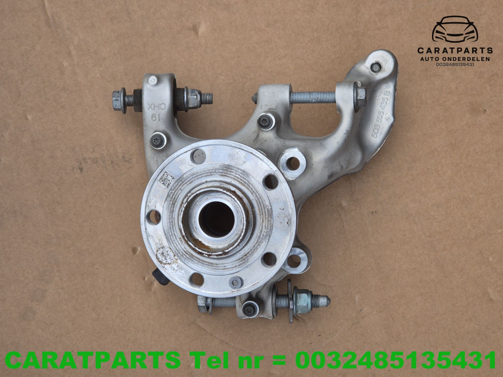 5Q3505435B Q2 fusee Formentor wiellagerhuis Ateca T-Roc TTRS