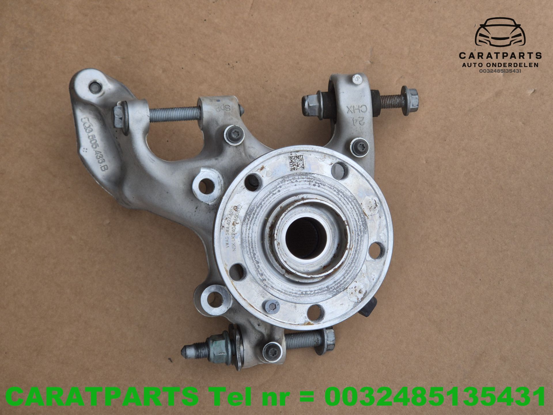 5Q3505436B Q2 fusee Formentor wiellagerhuis Ateca T-Roc