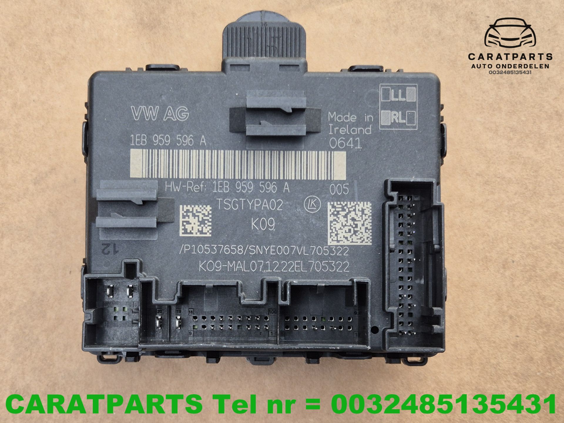 1EB959596A Audi Q4 portierregelapparaat ID.6 ID.4 Enyaq