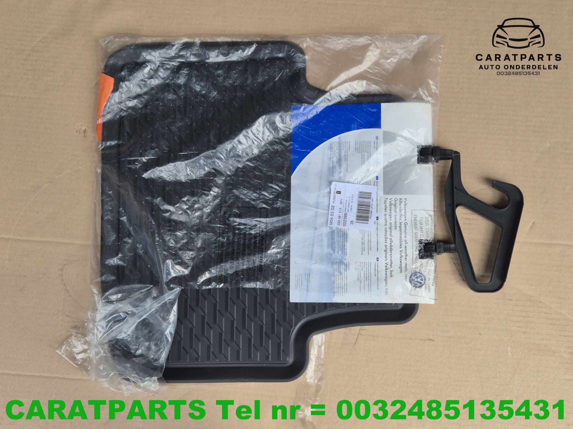 3G0061512 passat vloermatten Passat vloermatten passat b8