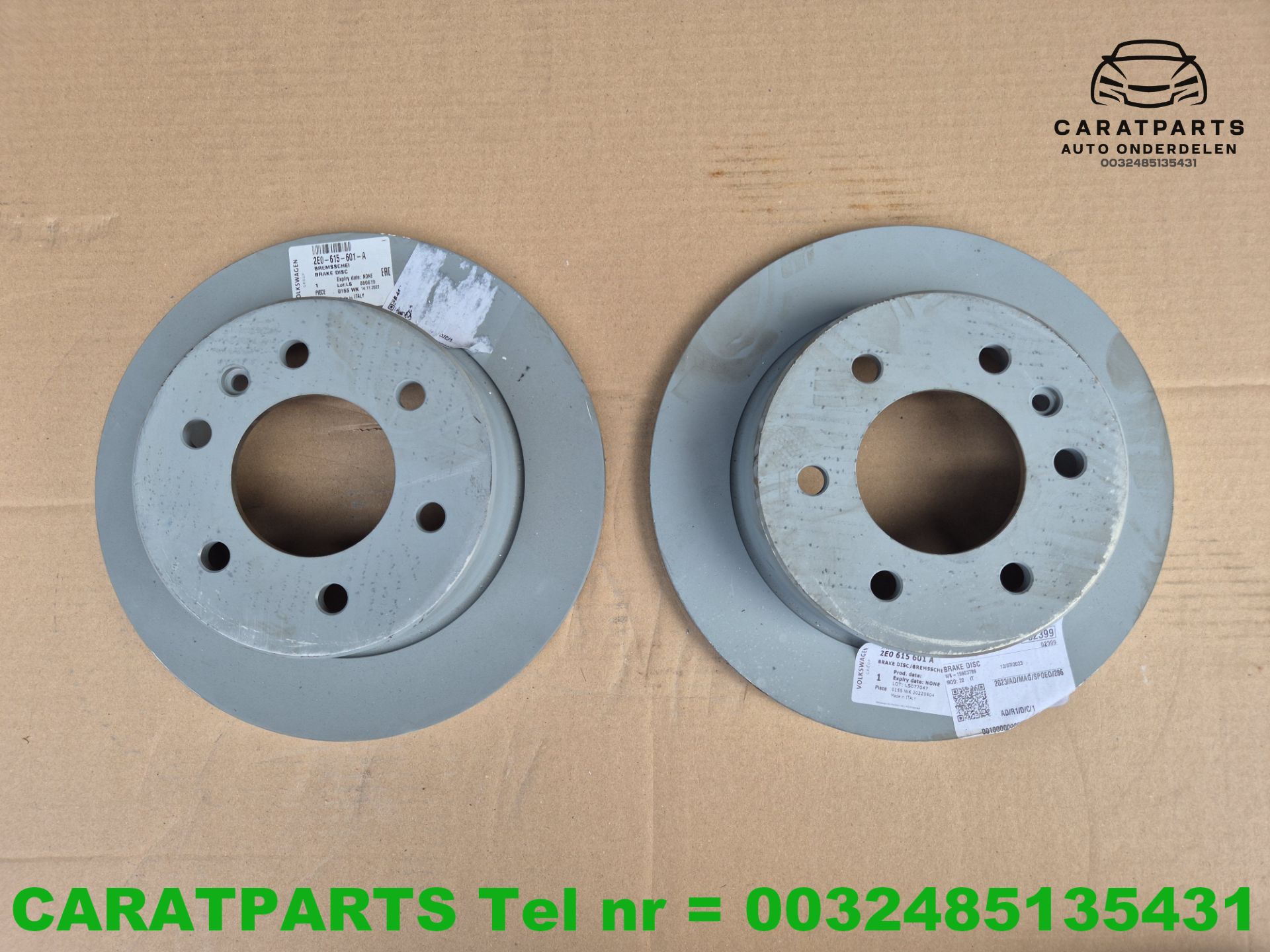 2E0615601A Volkswagen Crafter remschijven Crafter OEM