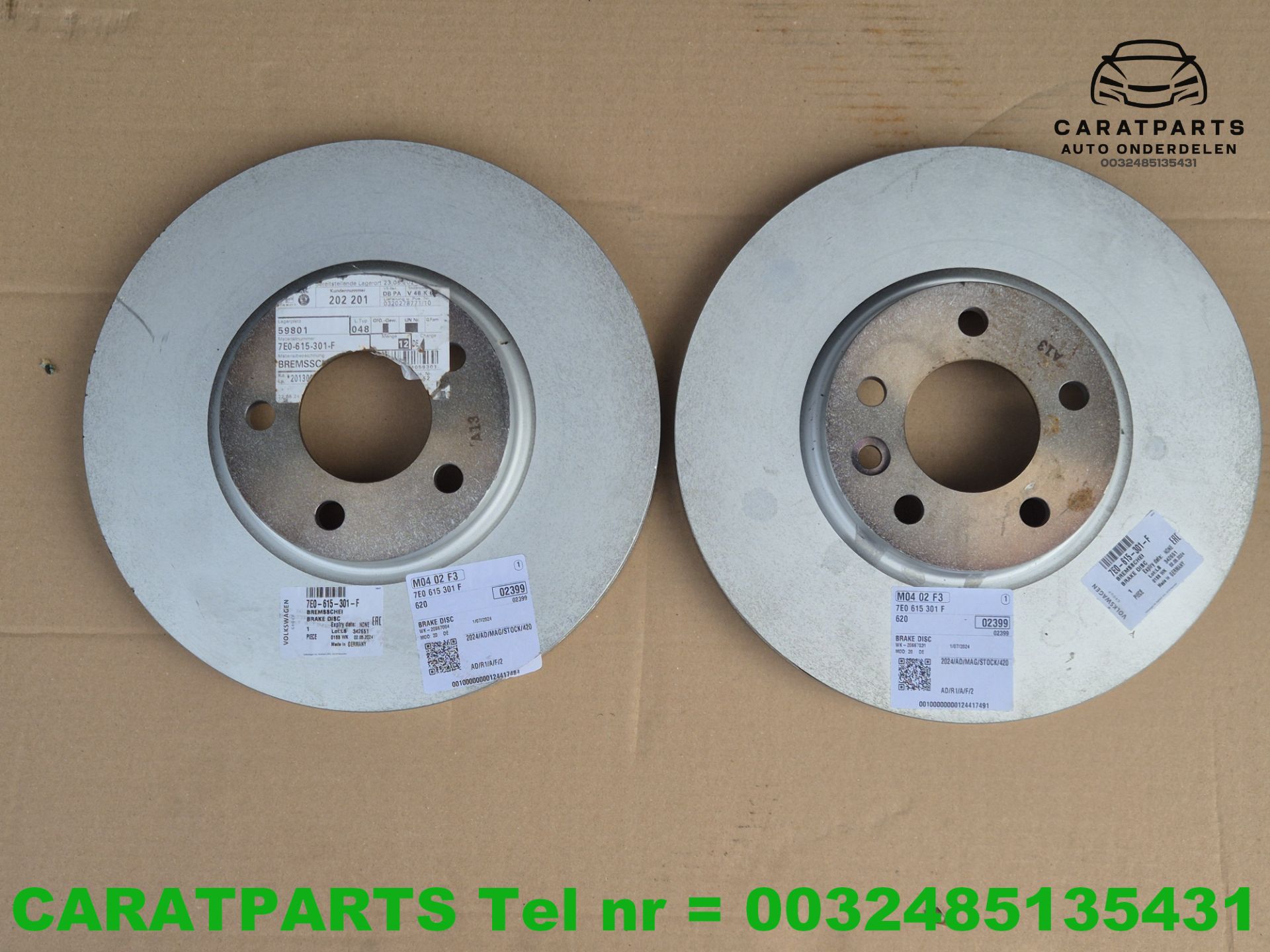 7E0615301F Transporter remschijven Multivan Camper OEM