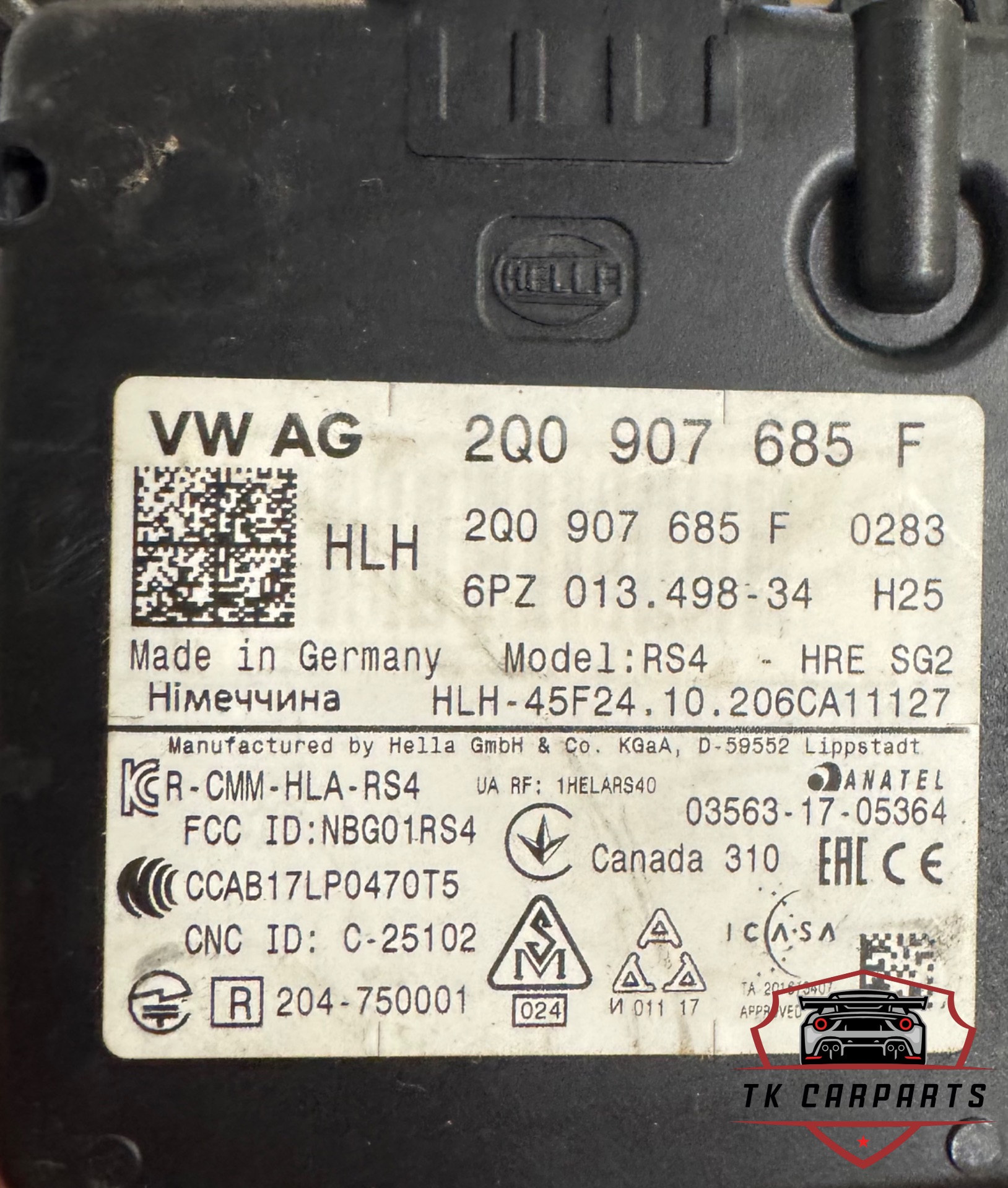 Vag group radar sensor 2q0907685f