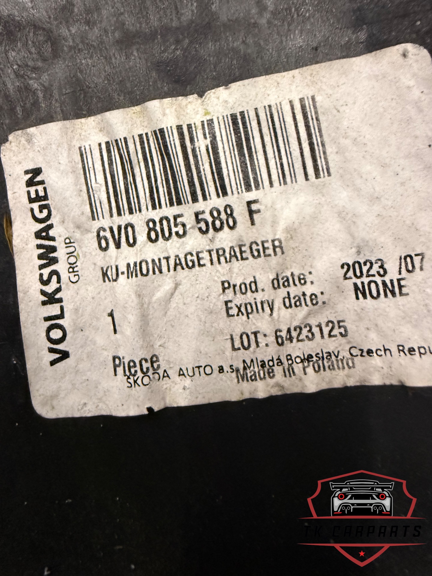 Panneau avant d'origine Skoda Fabia 3 III 6v0805588f