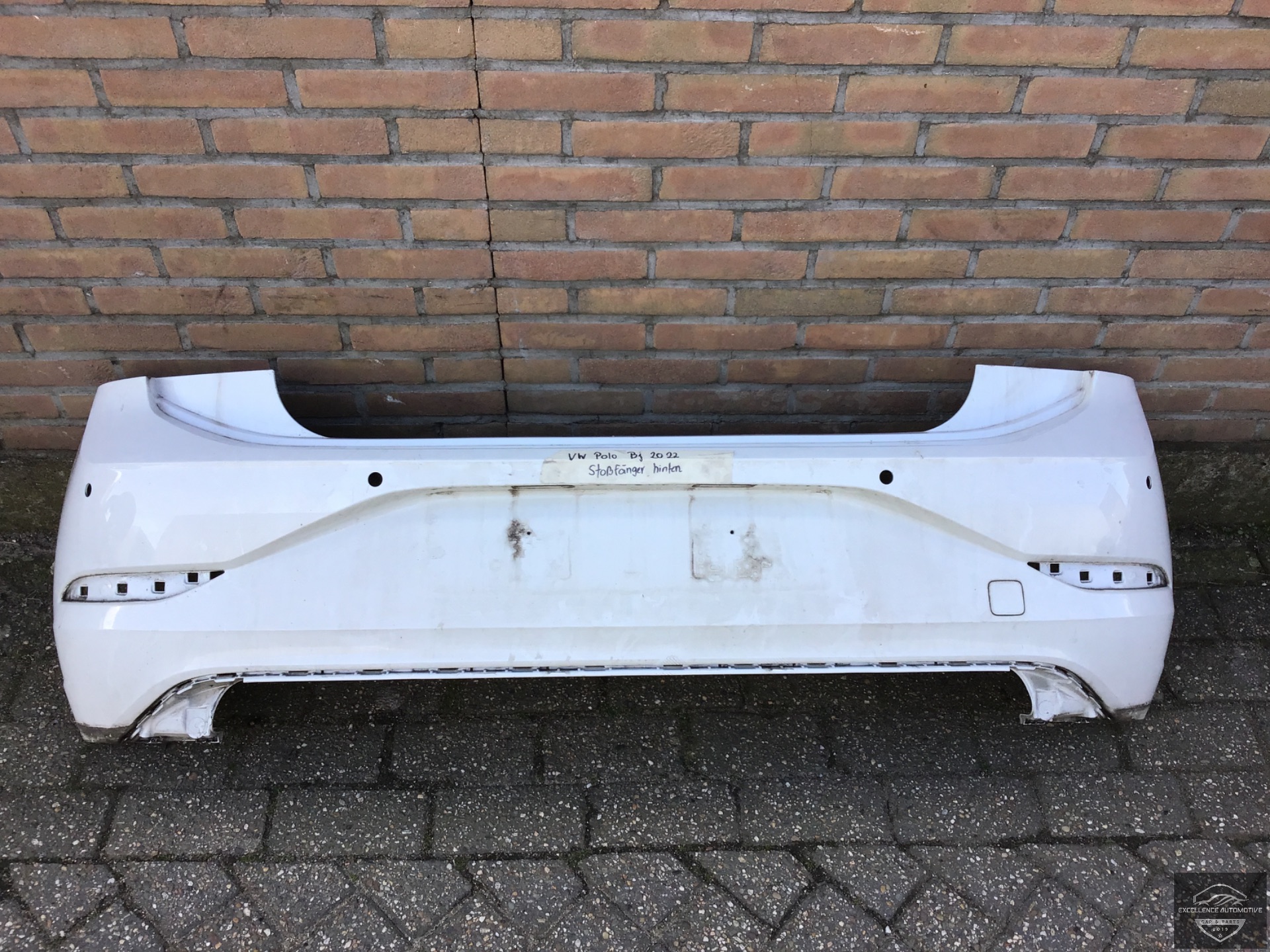 VW Polo 2G Facelift 21+ Heckstoßstange Stoßstange 4xPDC Original