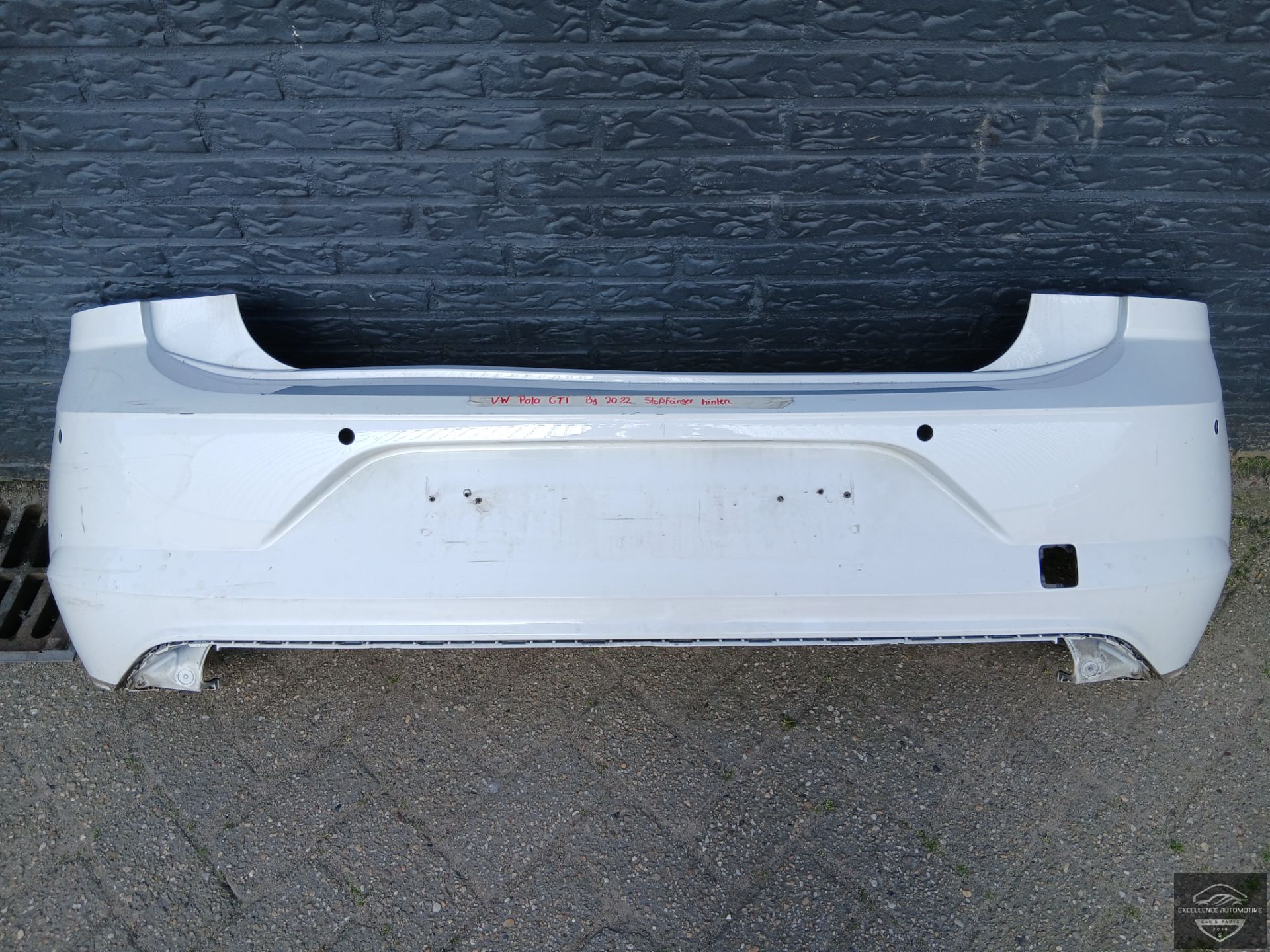 VW Polo 2G 2017-2021 Heckstoßstange 6xPDC Original!