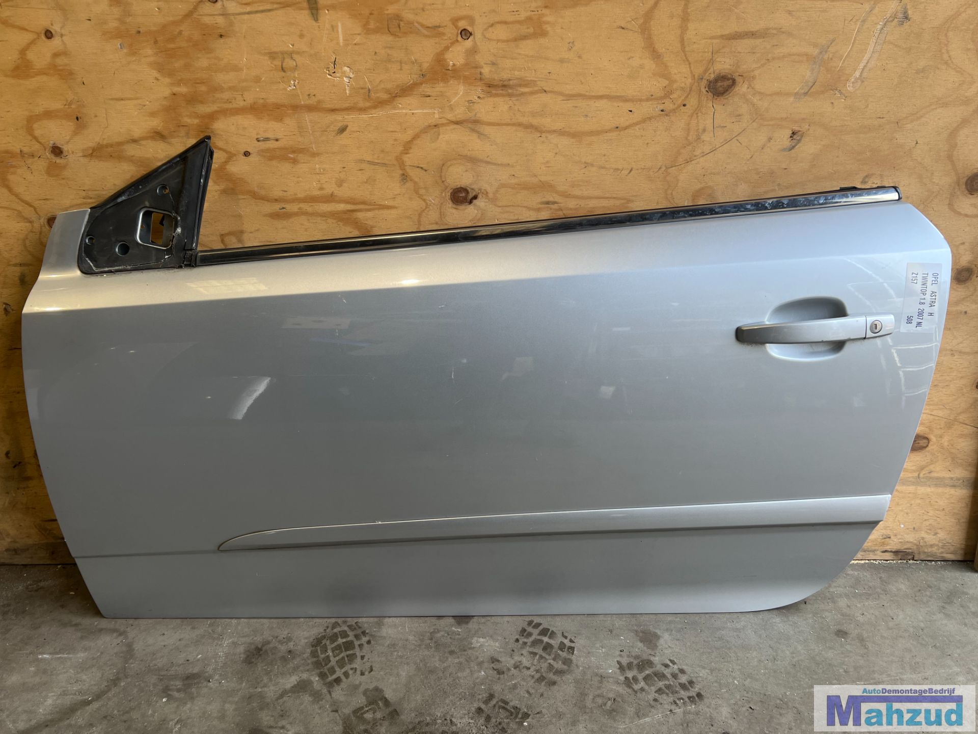 OPEL ASTRA H Twintop zilver Z157 links deur 2005-2010