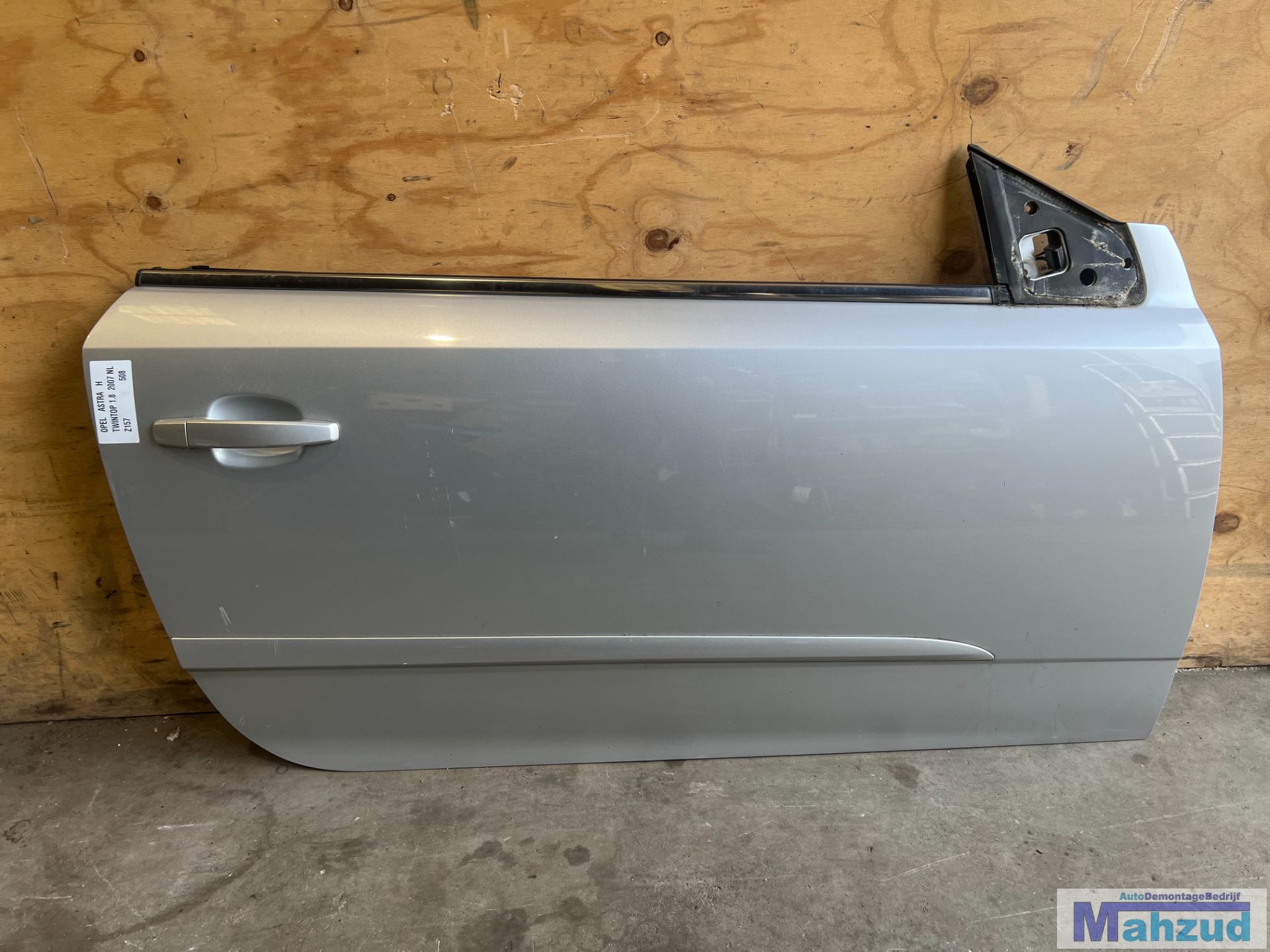 OPEL ASTRA H Twintop zilver Z157 rechts deur 2005-2010