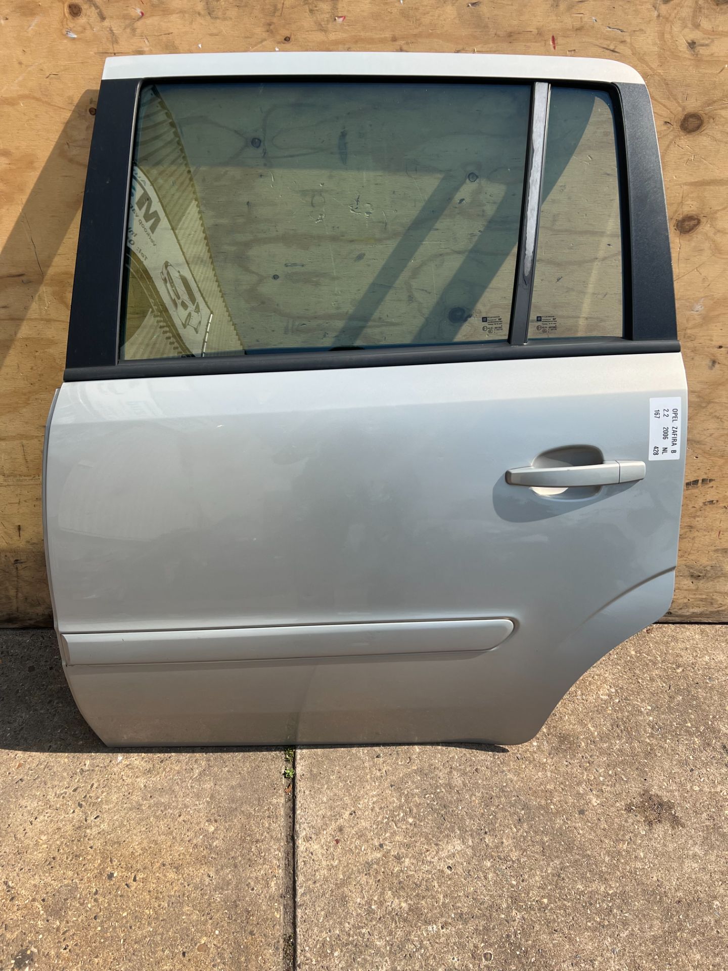 OPEL ZAFIRA B beige 167 Links achter deur portier 2005-2012
