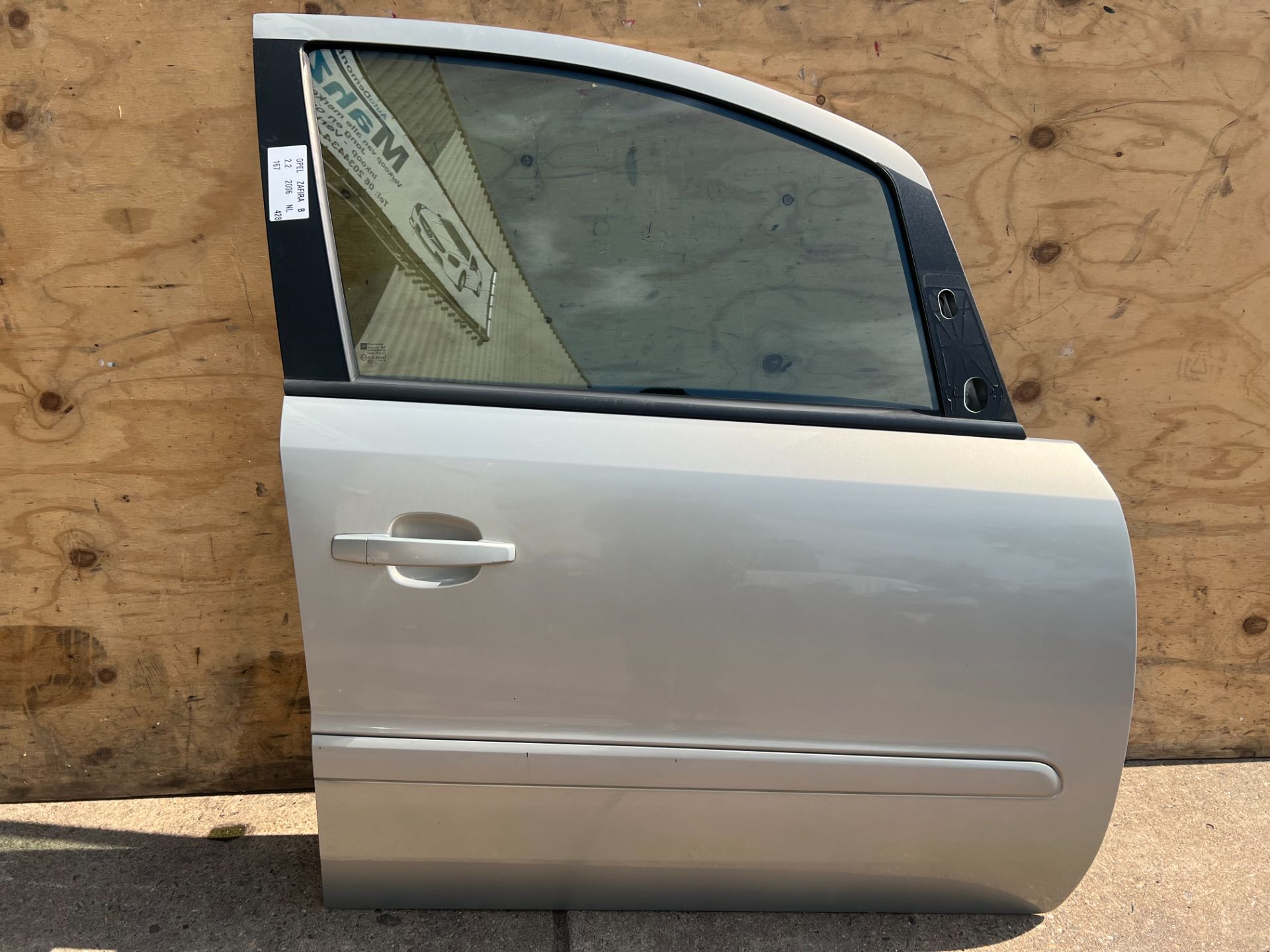OPEL ZAFIRA B beige 167 rechts voor deur portier 2005-2012