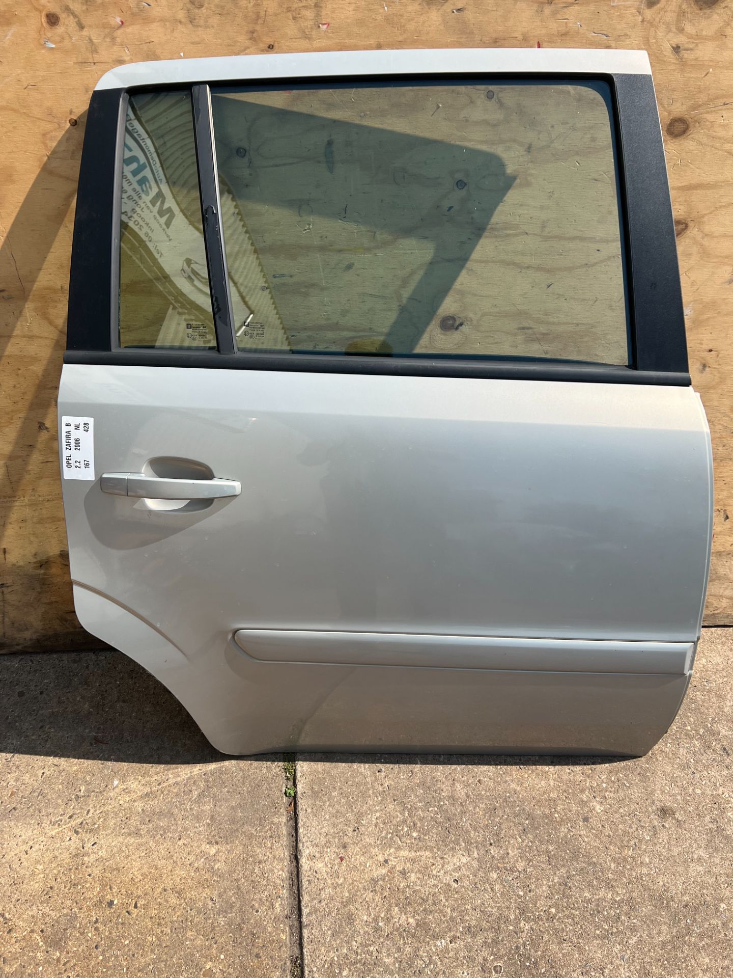 OPEL ZAFIRA B beige 167 rechts achter deur portier 2005-2012