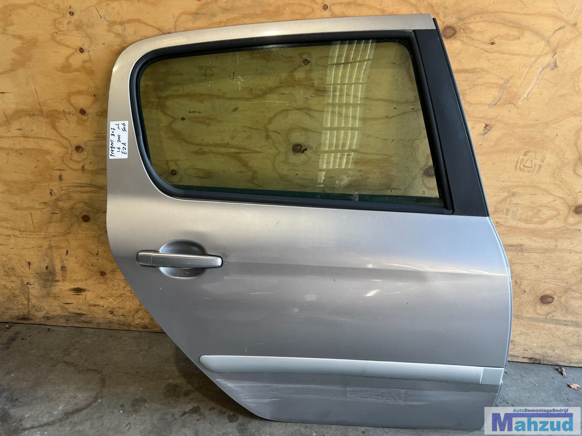 PEUGEOT 307 Grijs EZA rechts achter deur portier 2001-2009