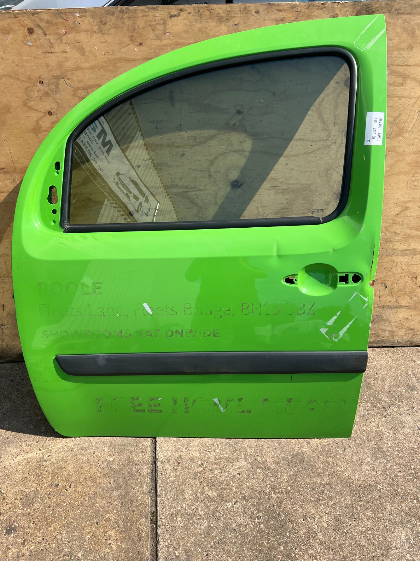RENAULT KANGO Groen CM986 Links deur 2008-2013