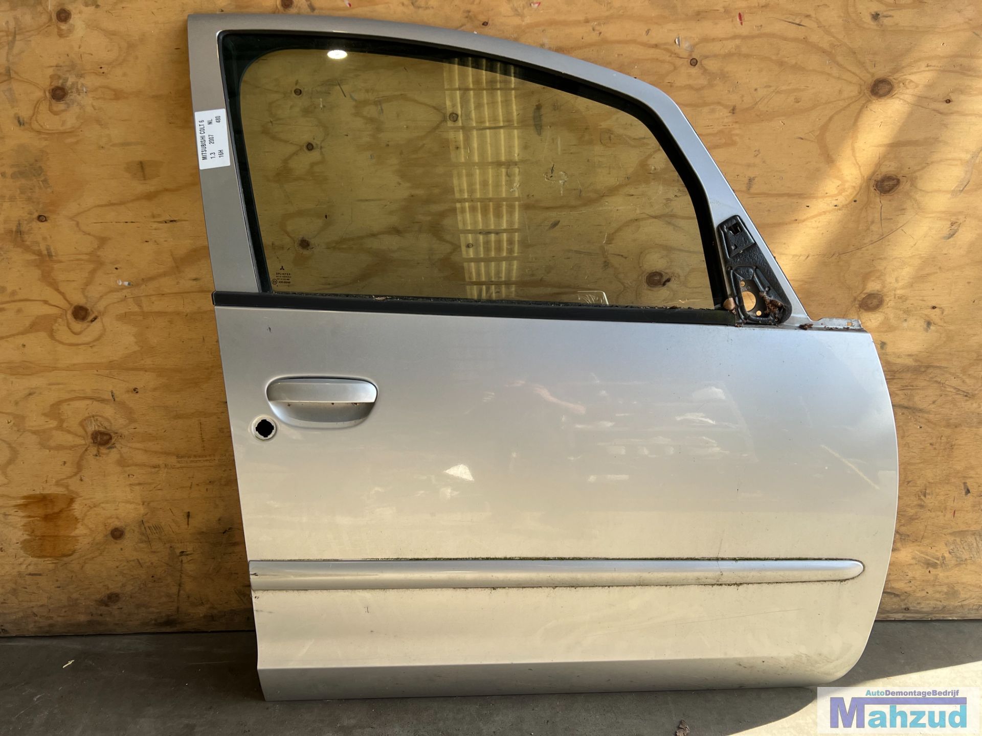 Mitsubishi colt 6 grijs 16H Rechts voor deur 2004-2014