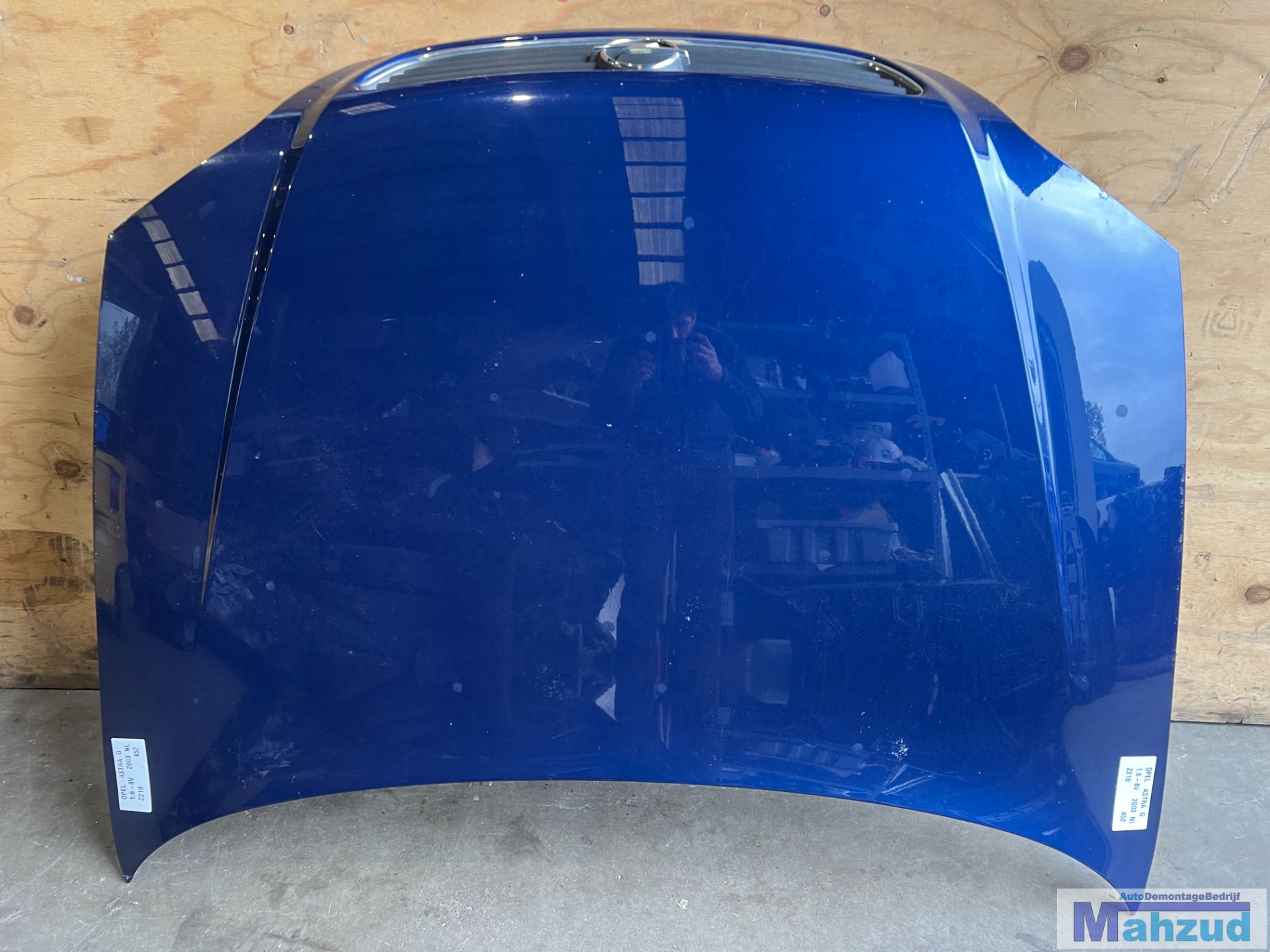 OPEL ASTRA G Blauw Z21B Motorkap 1997-2004