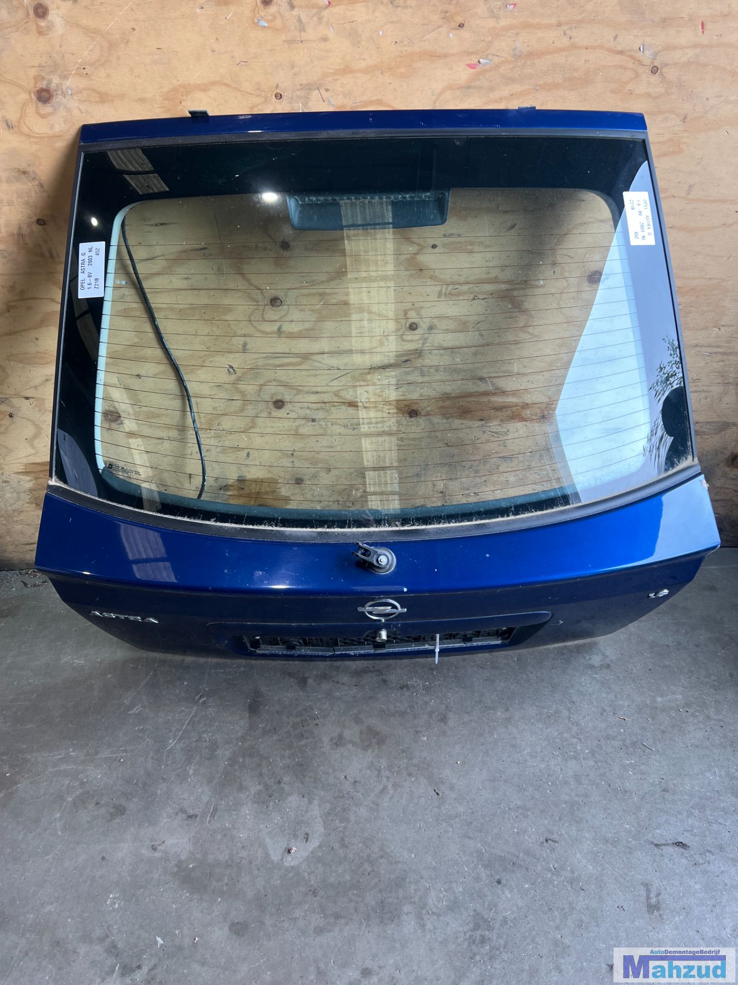 OPEL ASTRA G Blauw Z21B achterklep 1997-2004