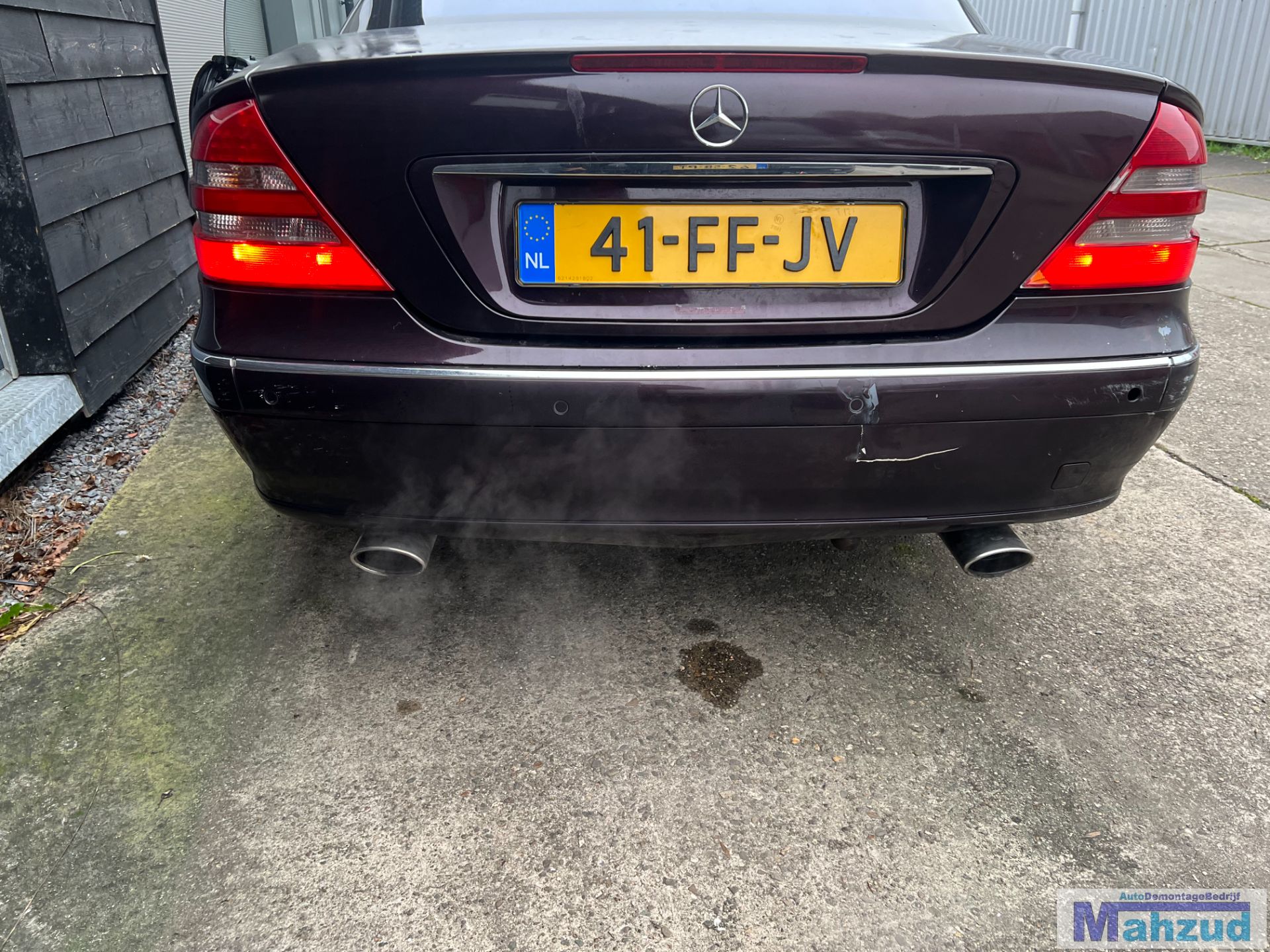 MERCEDES CL (215) Paars 182 achterbumper 1999-2005