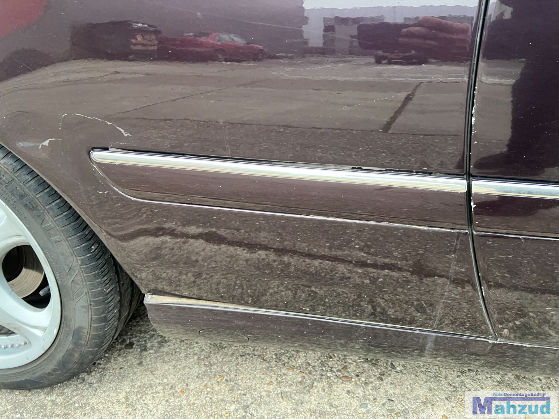 MERCEDES CL (215) Paars 182 rechts achter sierstrip 1999-2005