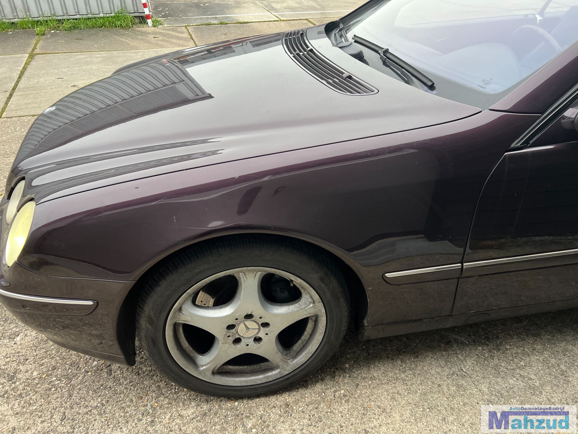 MERCEDES CL (215) Paars 182 links voorscherm 1999-2005
