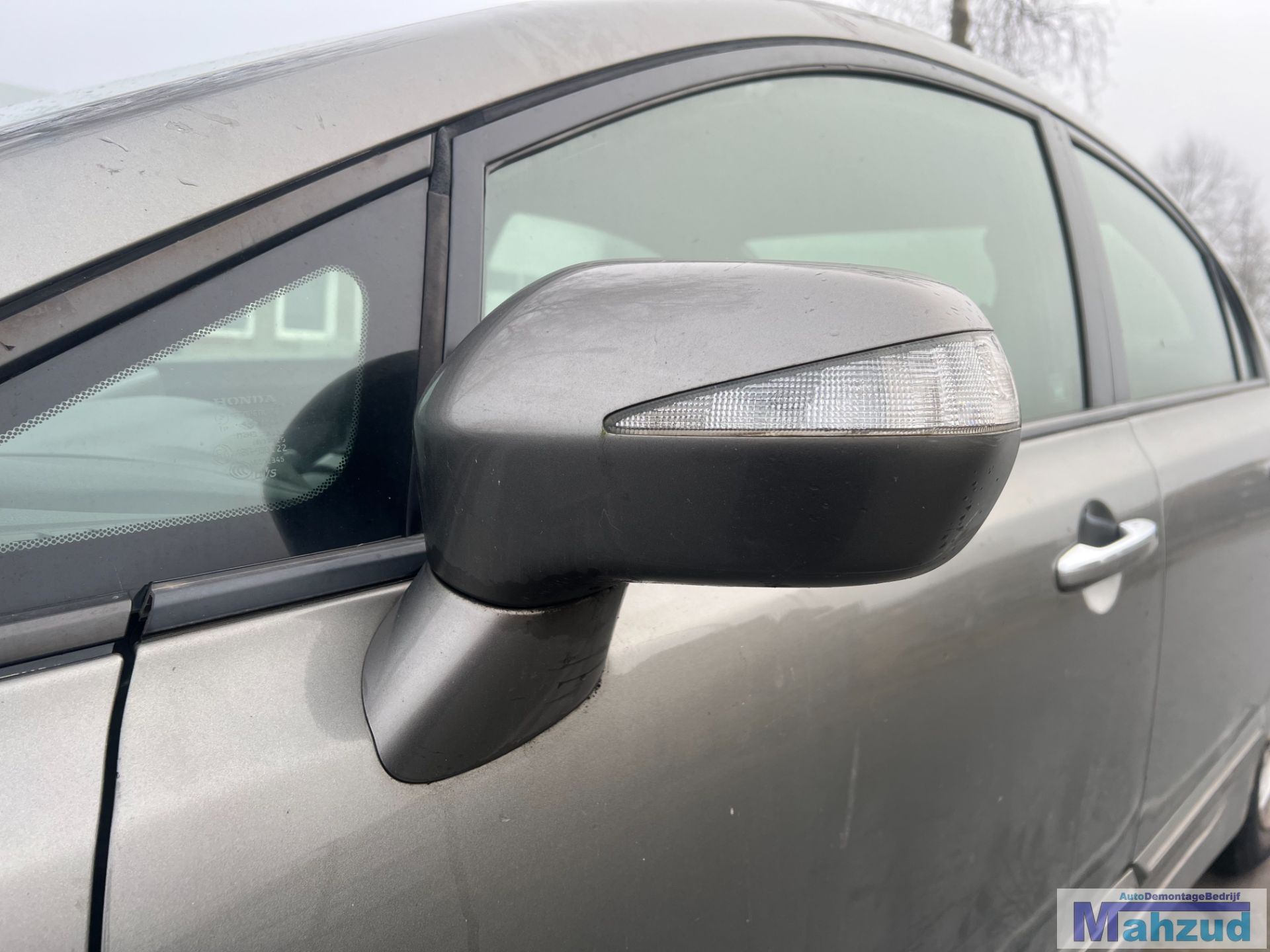 HONDA CIVIC 1.3 IMA Hybrid NH701M GRIJS links spiegel 2005-2013