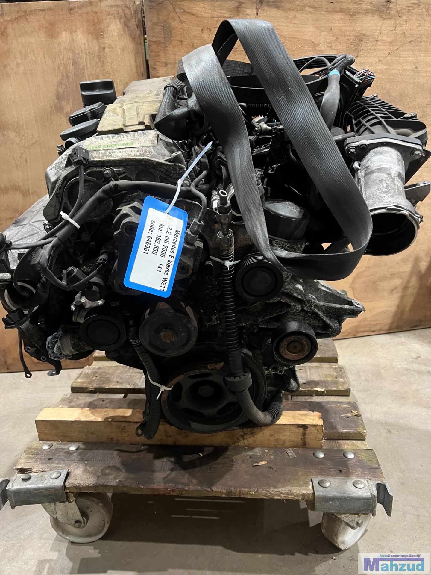 MERCEDES E KLASSE W211 2.2 CDI Motorblok motor 646961