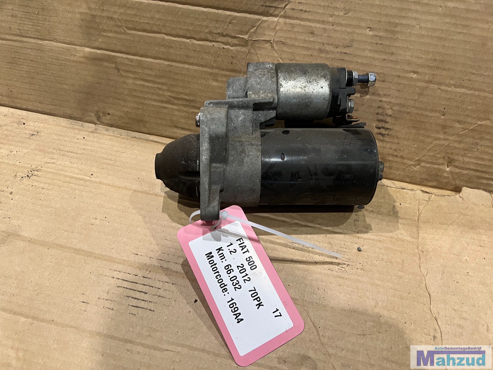 FIAT 500 1.2 Startmotor 0001137002