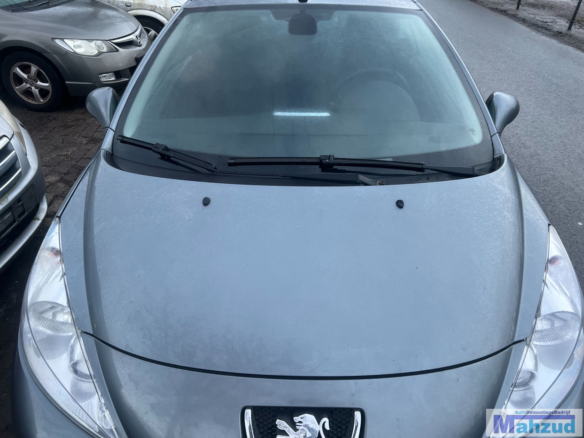 PEUGEOT 207CC Grijs KTHC motorkap 2007-2012