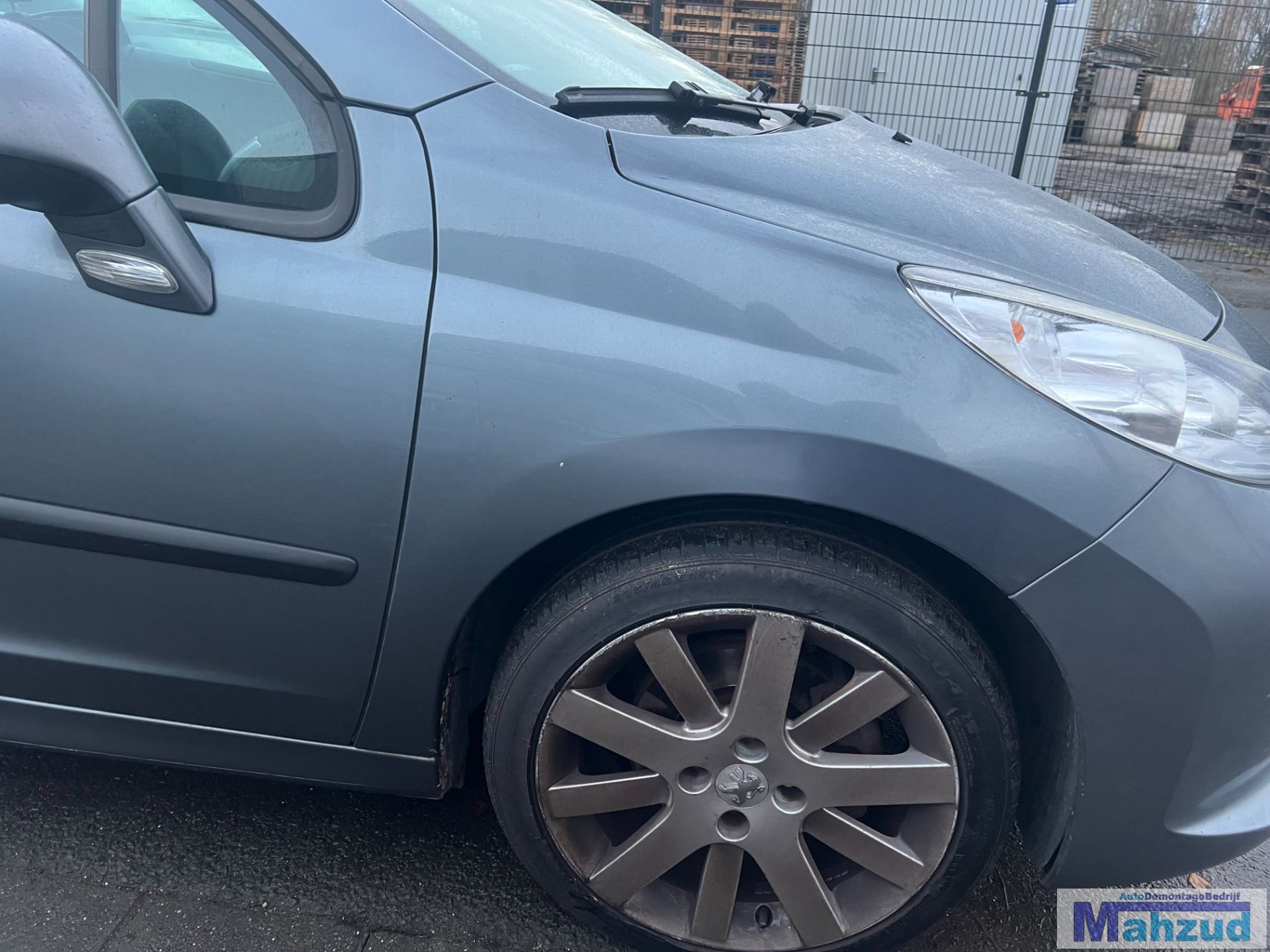 PEUGEOT 207CC Grijs KTHC rechts voorscherm 2007-2012