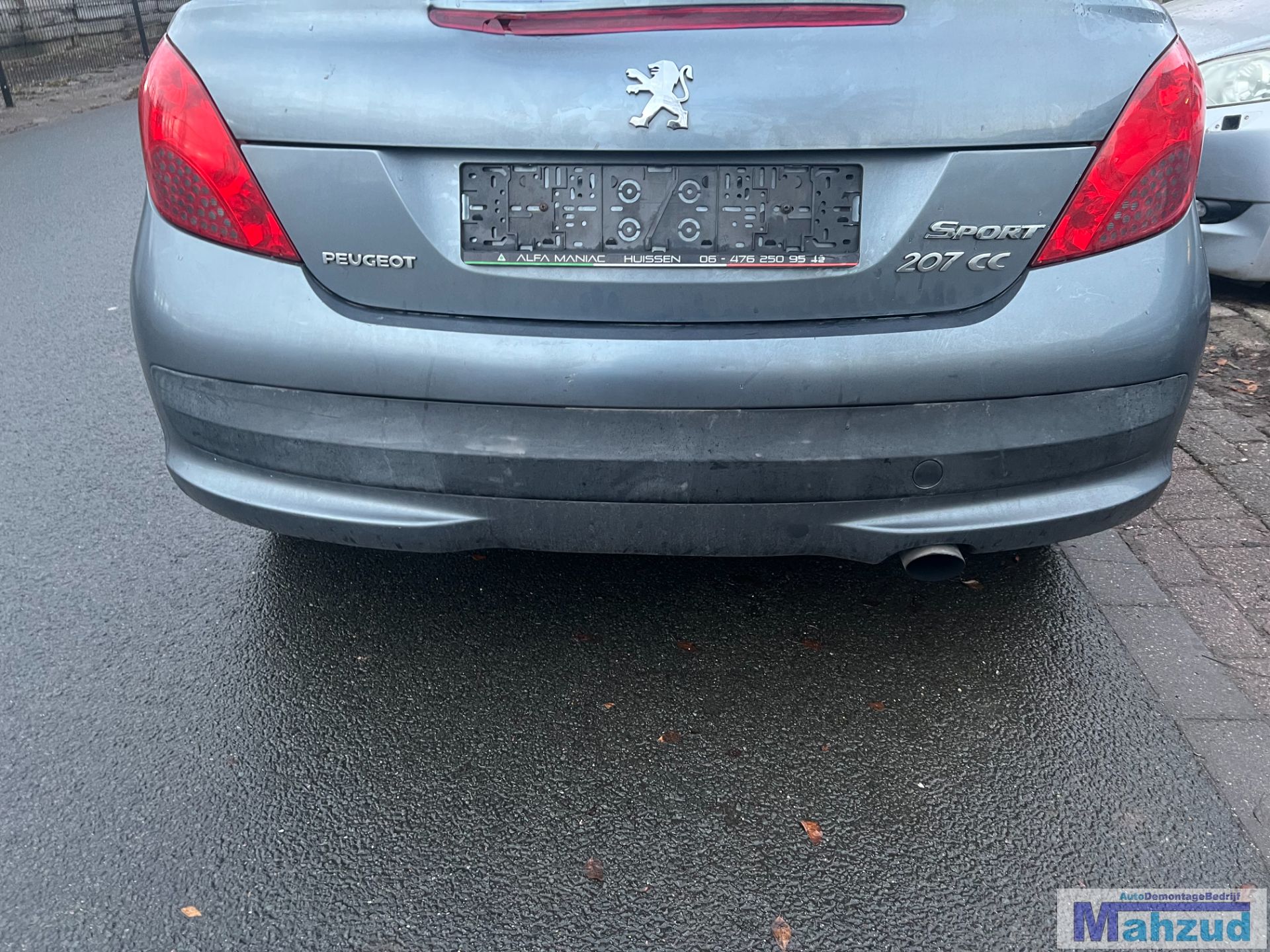 PEUGEOT 207CC Grijs KTHC achterbumper 2007-2012