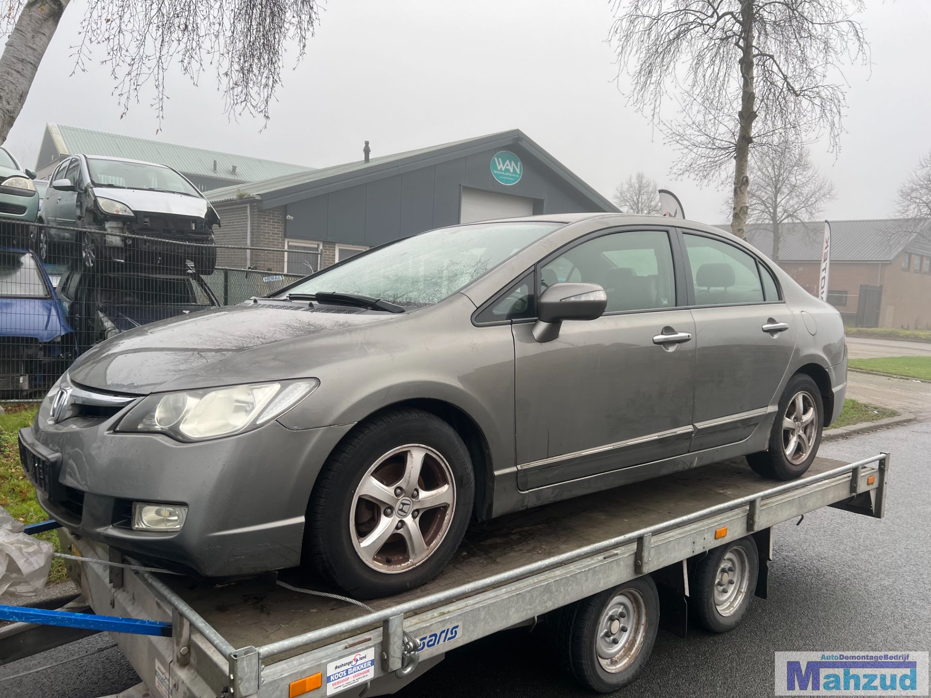 HONDA CIVIC IMA HYBRID onderstel veerpoot aandrijfas fusee