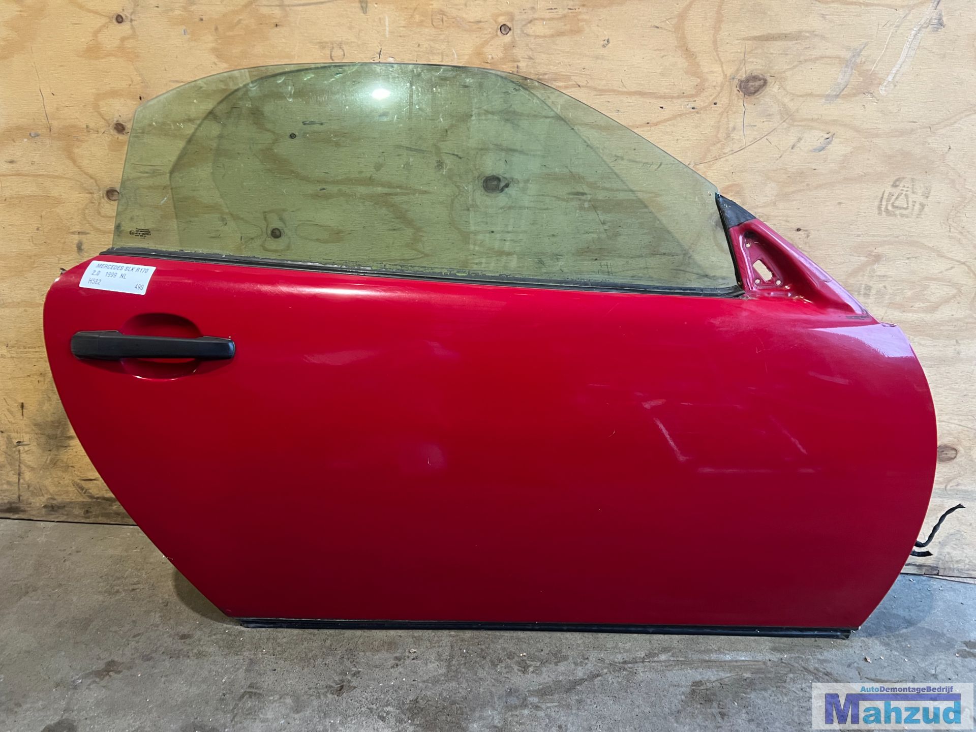 MERCEDES SLK R170 ROOD H582 Rechts deur 1996-2000