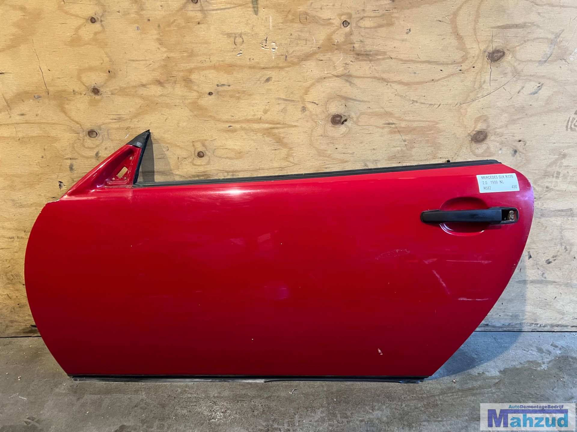 MERCEDES SLK R170 ROOD H582 links deur 1996-2000