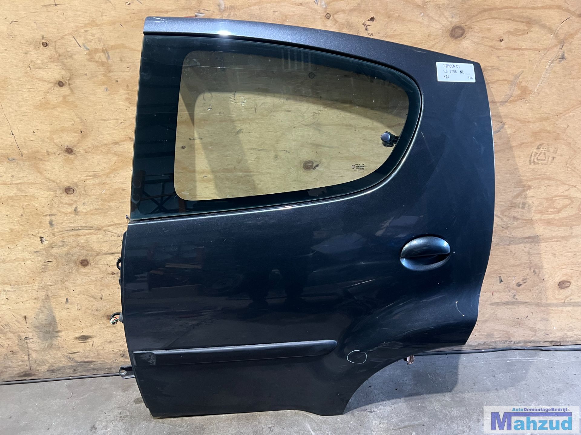 CITROEN C1 GRIJS KTA Links achter deur 2005-2014
