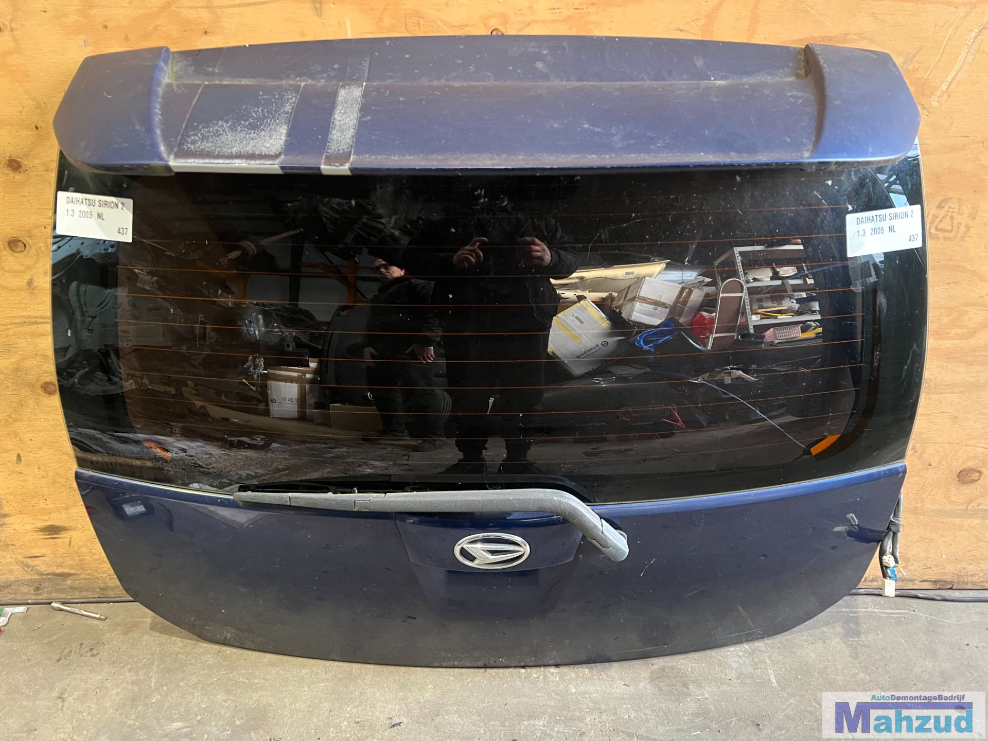 DAIHATSU SIRION 2 Blauw achterklep 2005+