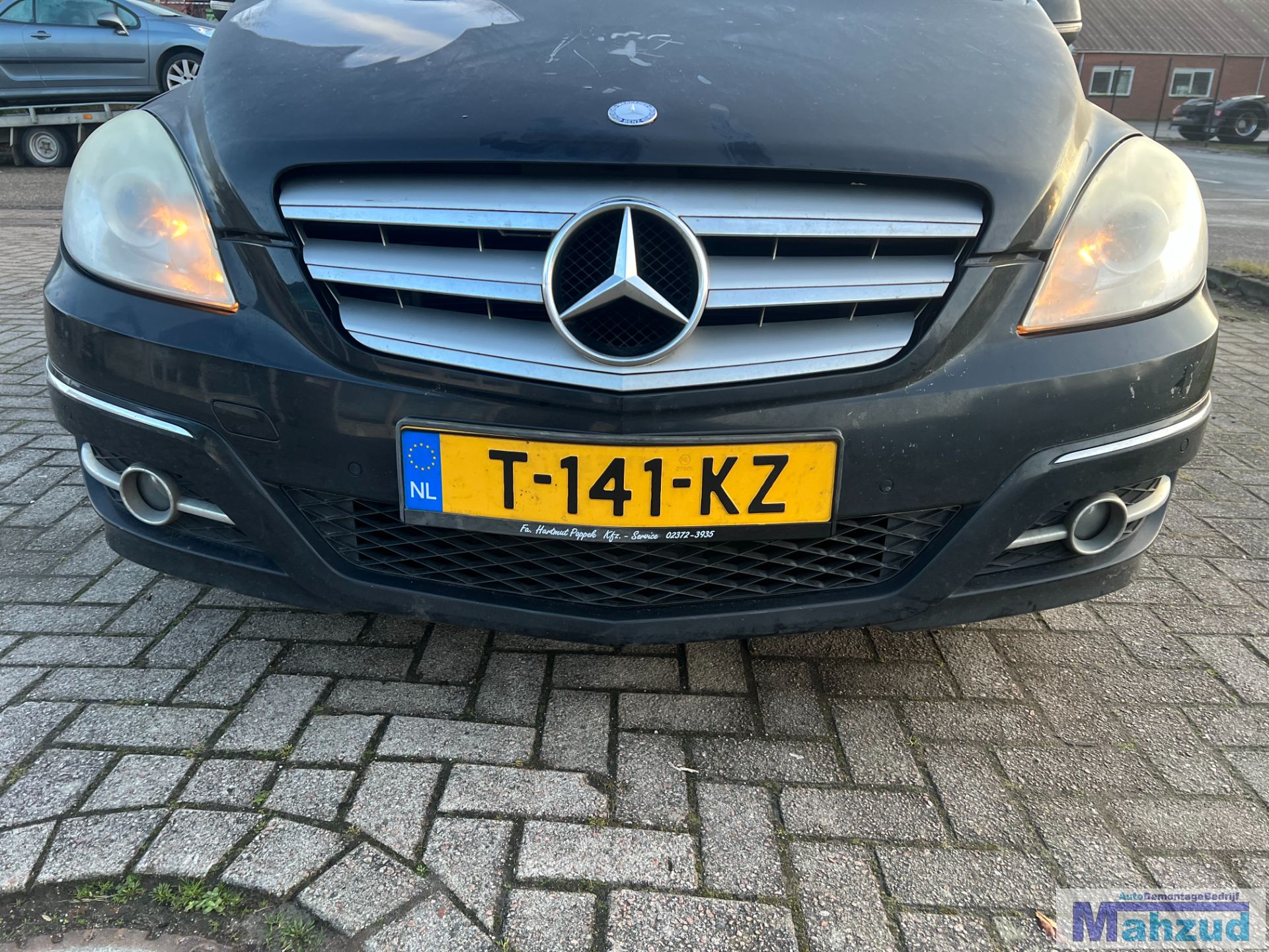 MERCEDES B KLASSE W245 zwart 191 voorbumper 2005-2011