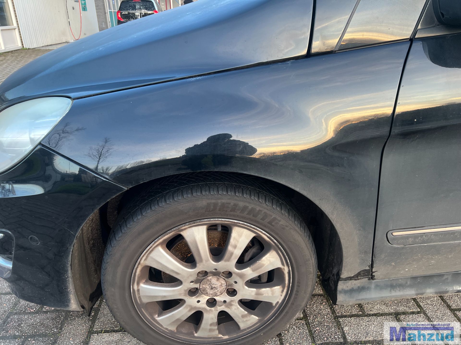 MERCEDES B KLASSE W245 zwart 191 links voorscherm 2005-2011