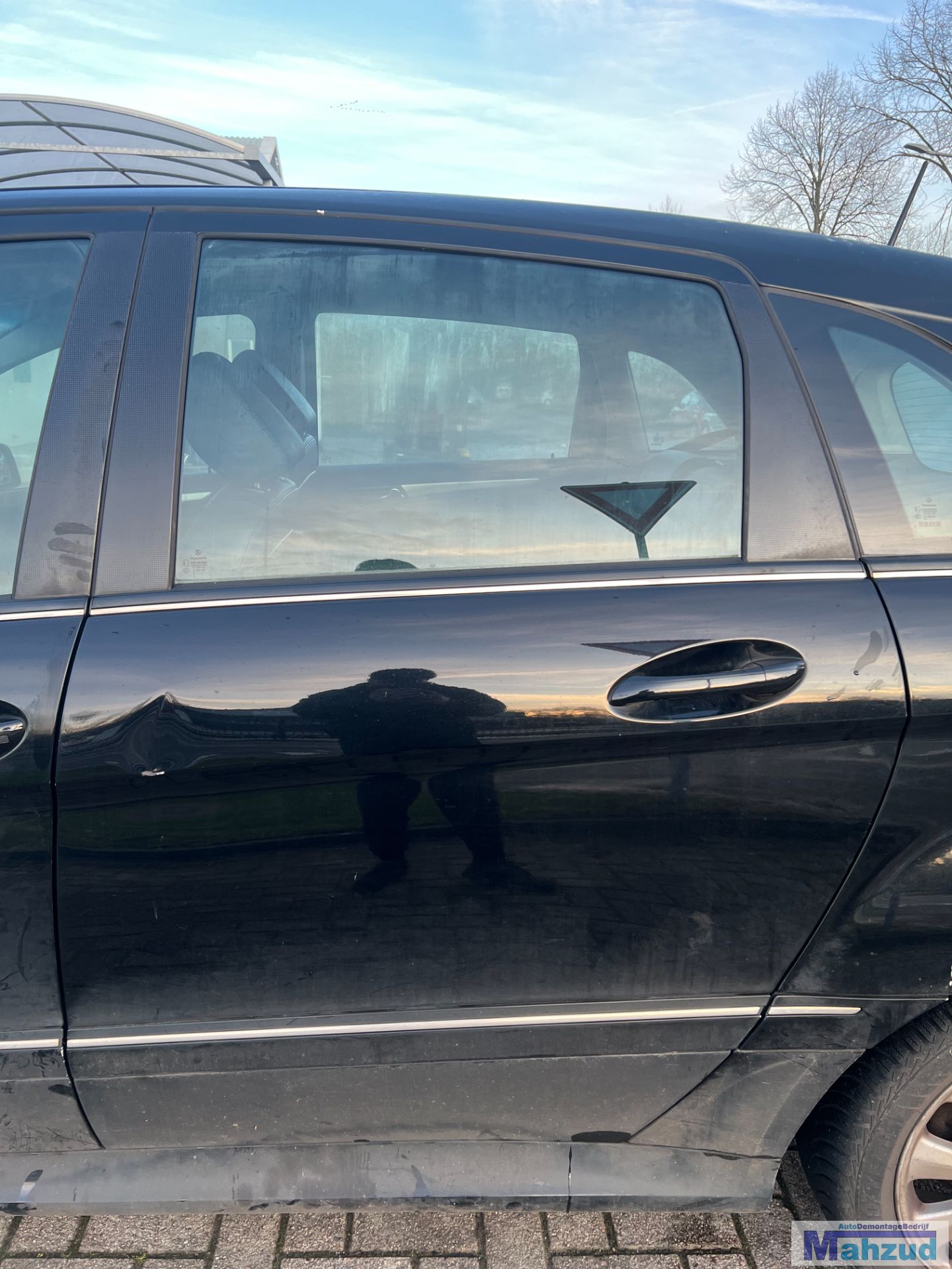 MERCEDES B KLASSE W245 zwart 191 links achter deur 2005-2011