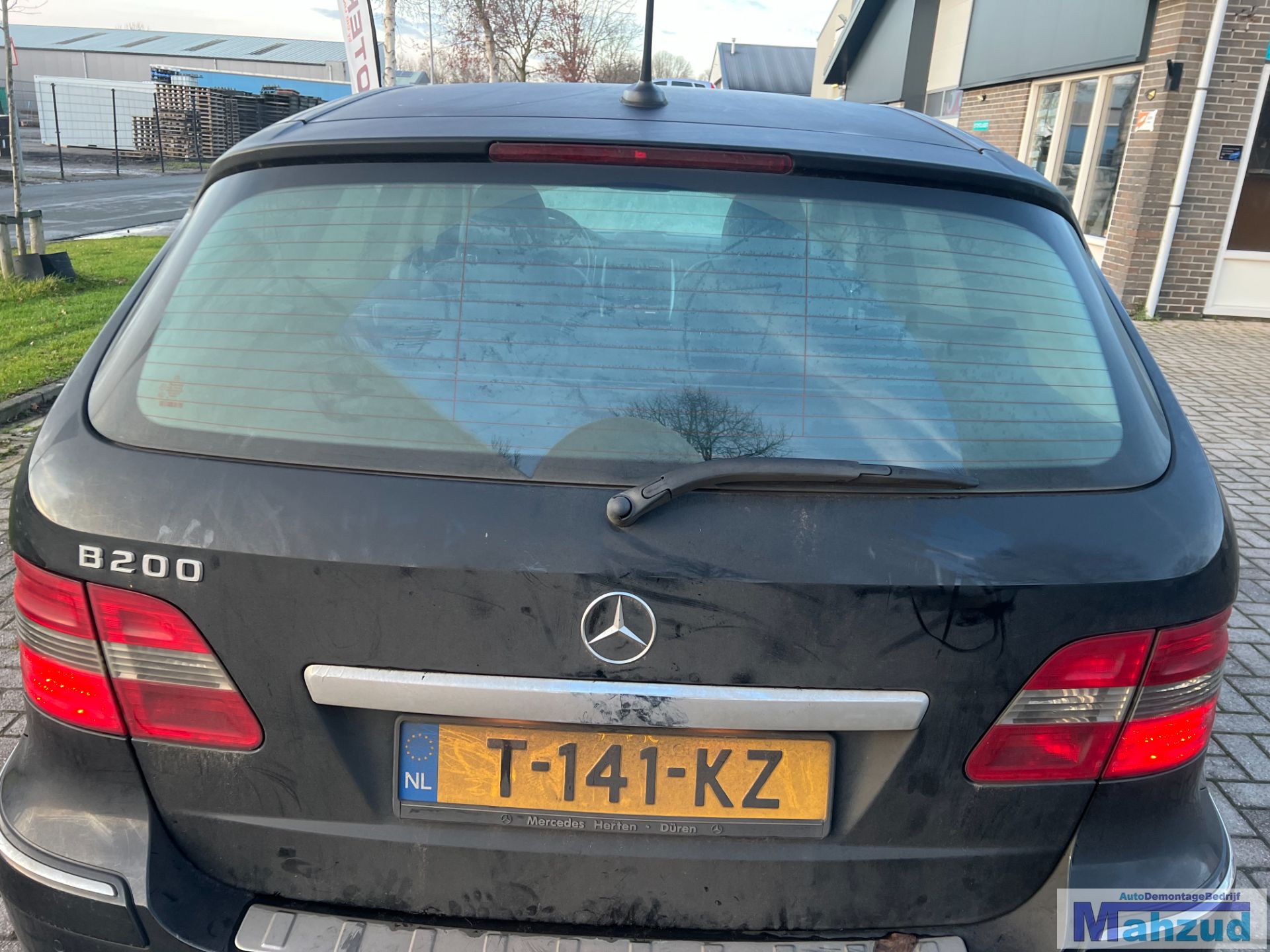 MERCEDES B KLASSE W245 zwart 191 achterklep 2005-2011