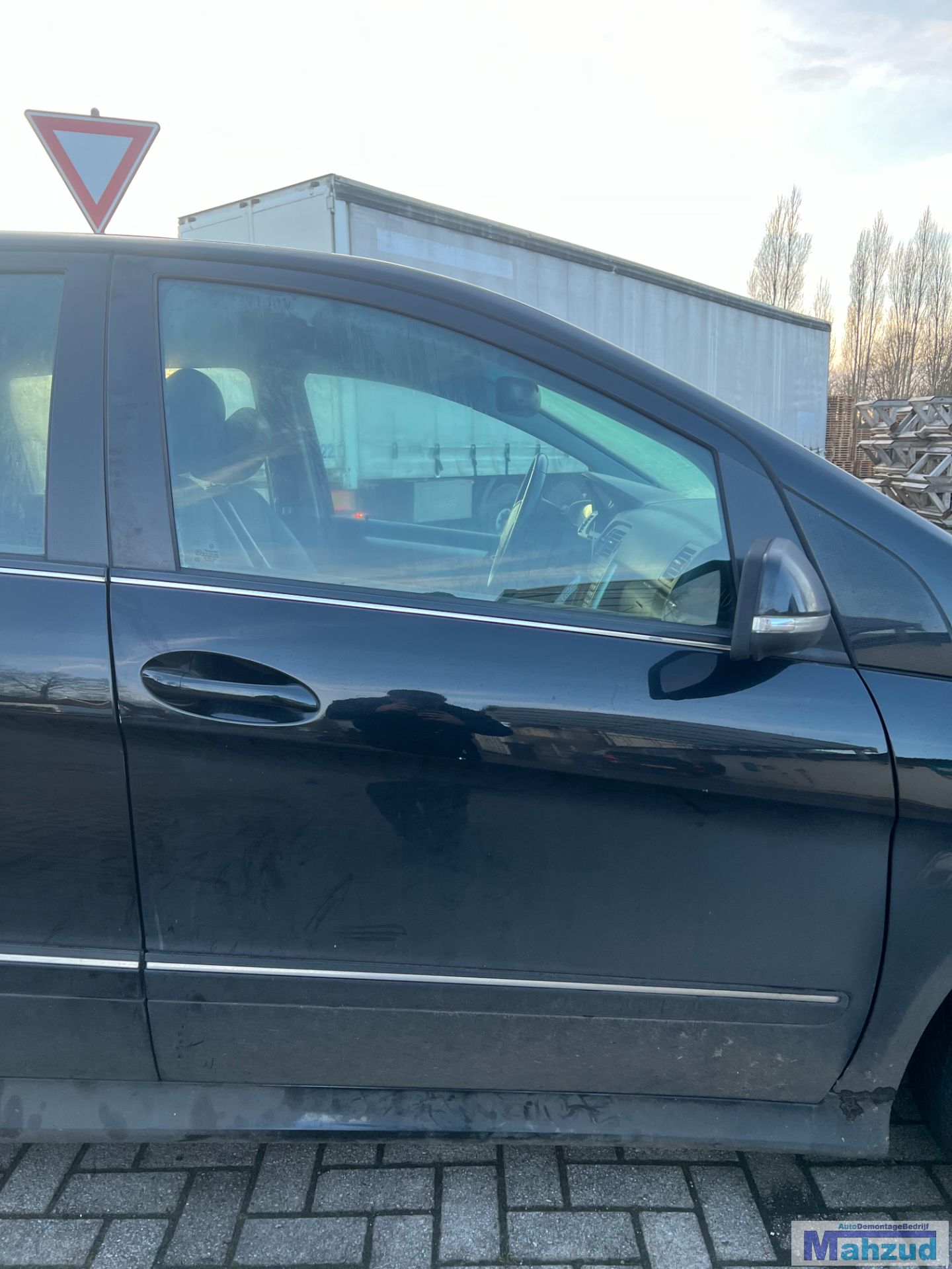 MERCEDES B KLASSE W245 zwart 191 rechts voor deur 2005-2011