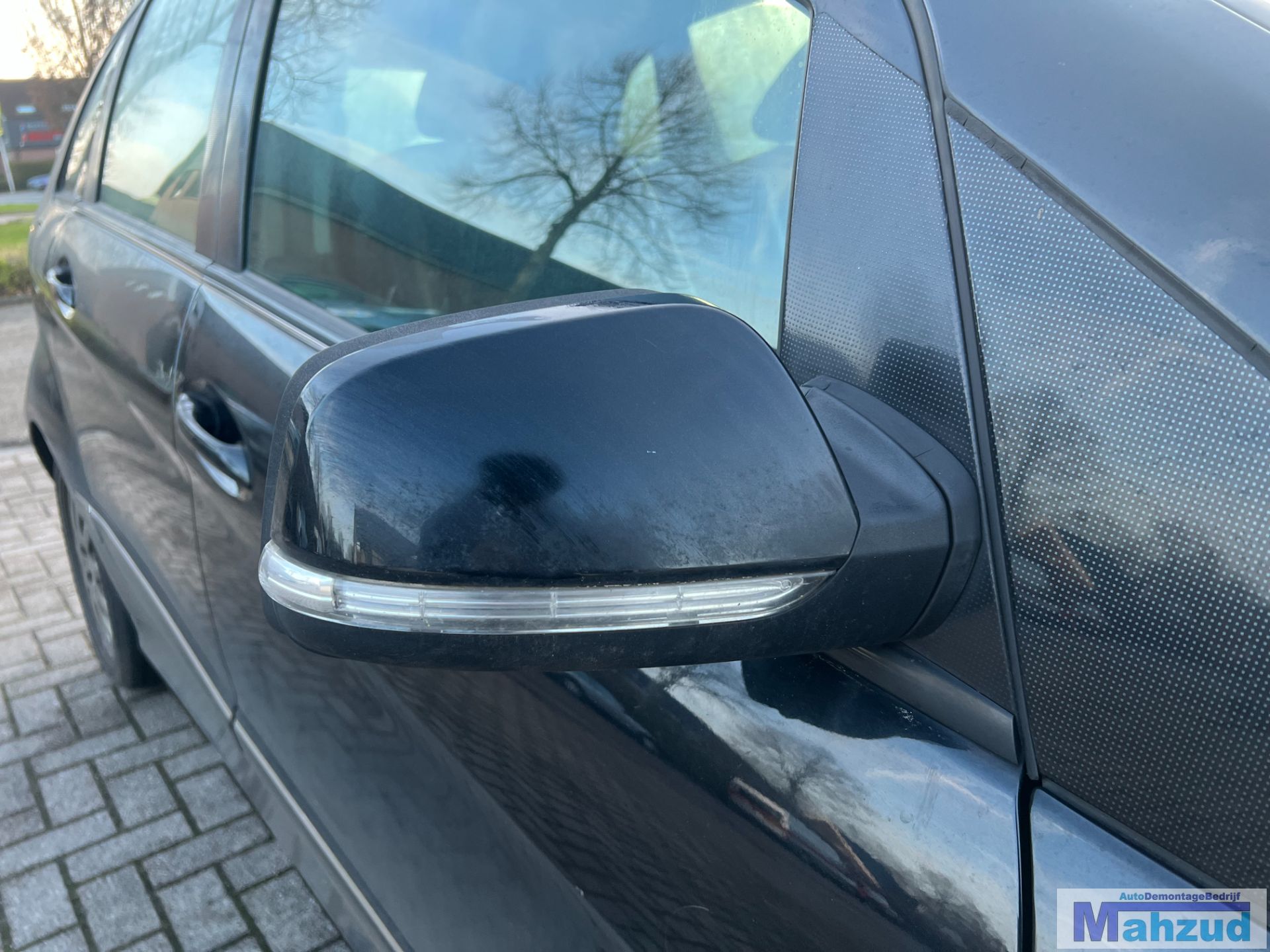 MERCEDES B KLASSE W245 zwart 191 rechts spiegel 2005-2011
